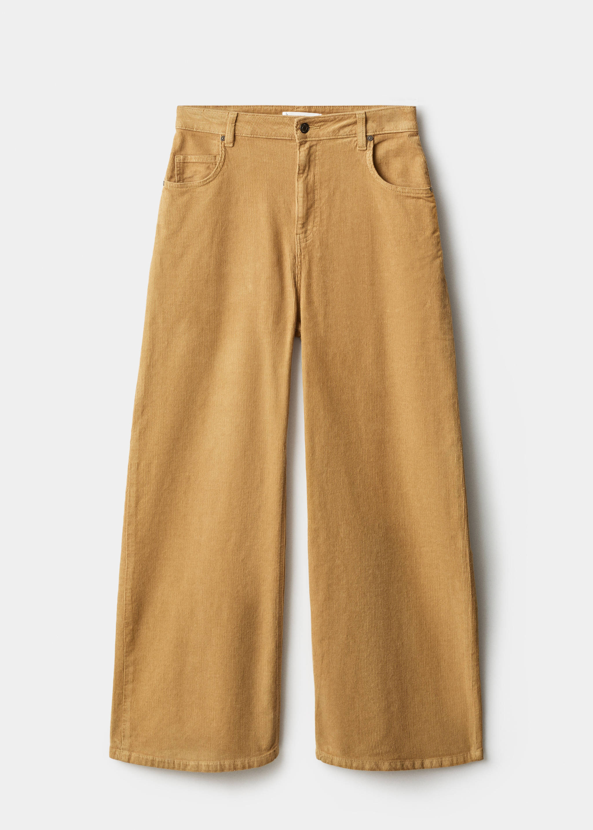 Breda manchesterjeans med breda ben och låg midja - Artikel utan modell