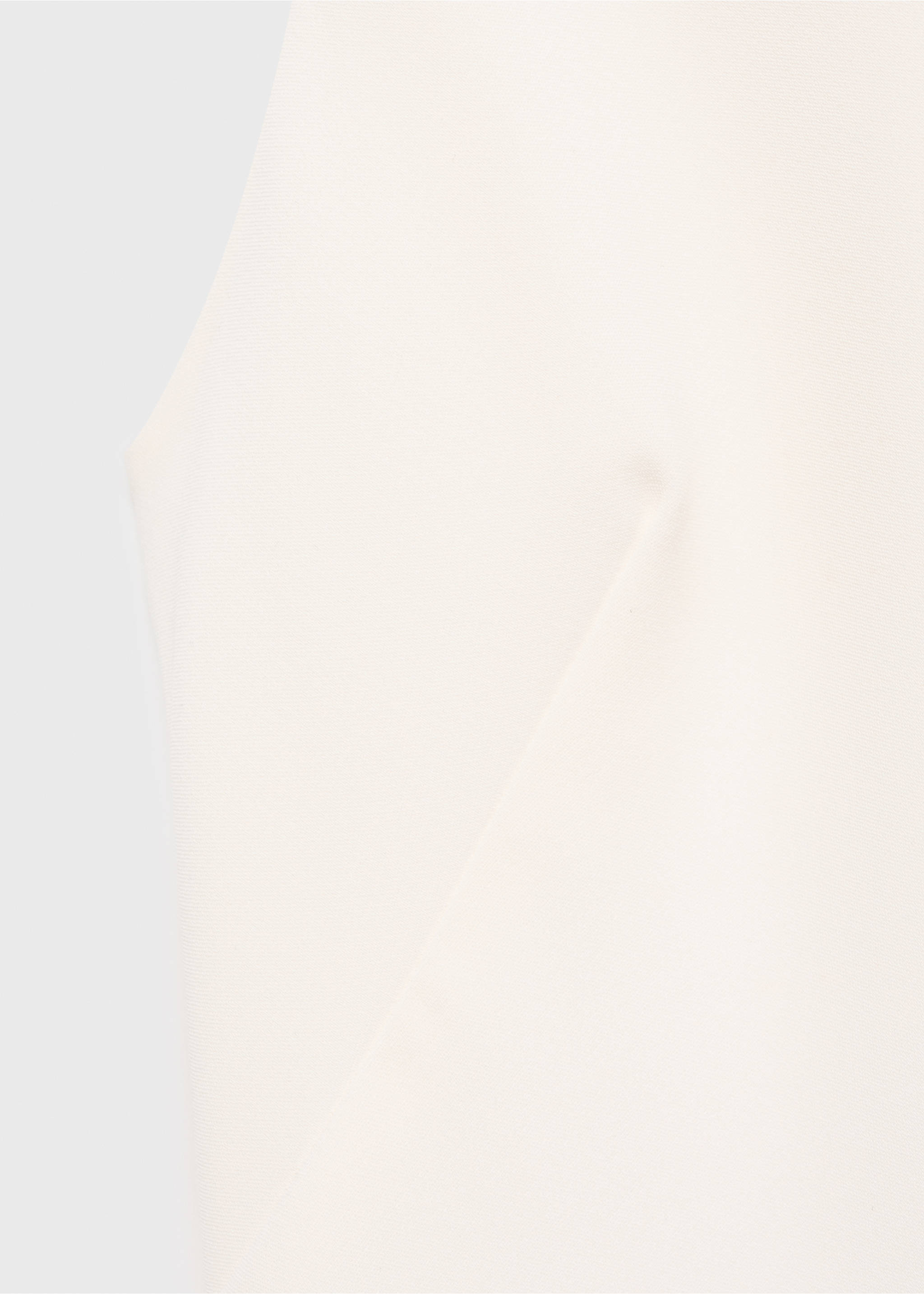 High-neck dress with ruffle - Details of the article 8, Ecru. Ref: 17015827-00.