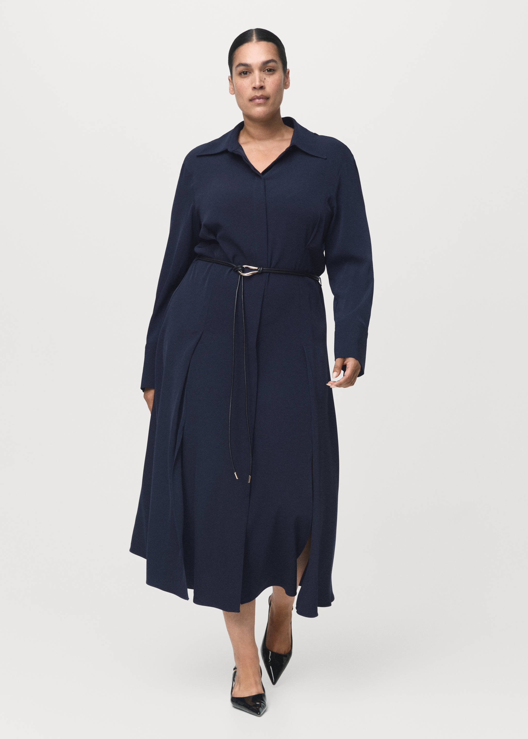 Hemdkleid mit Gürtel - Detail des Artikels 3