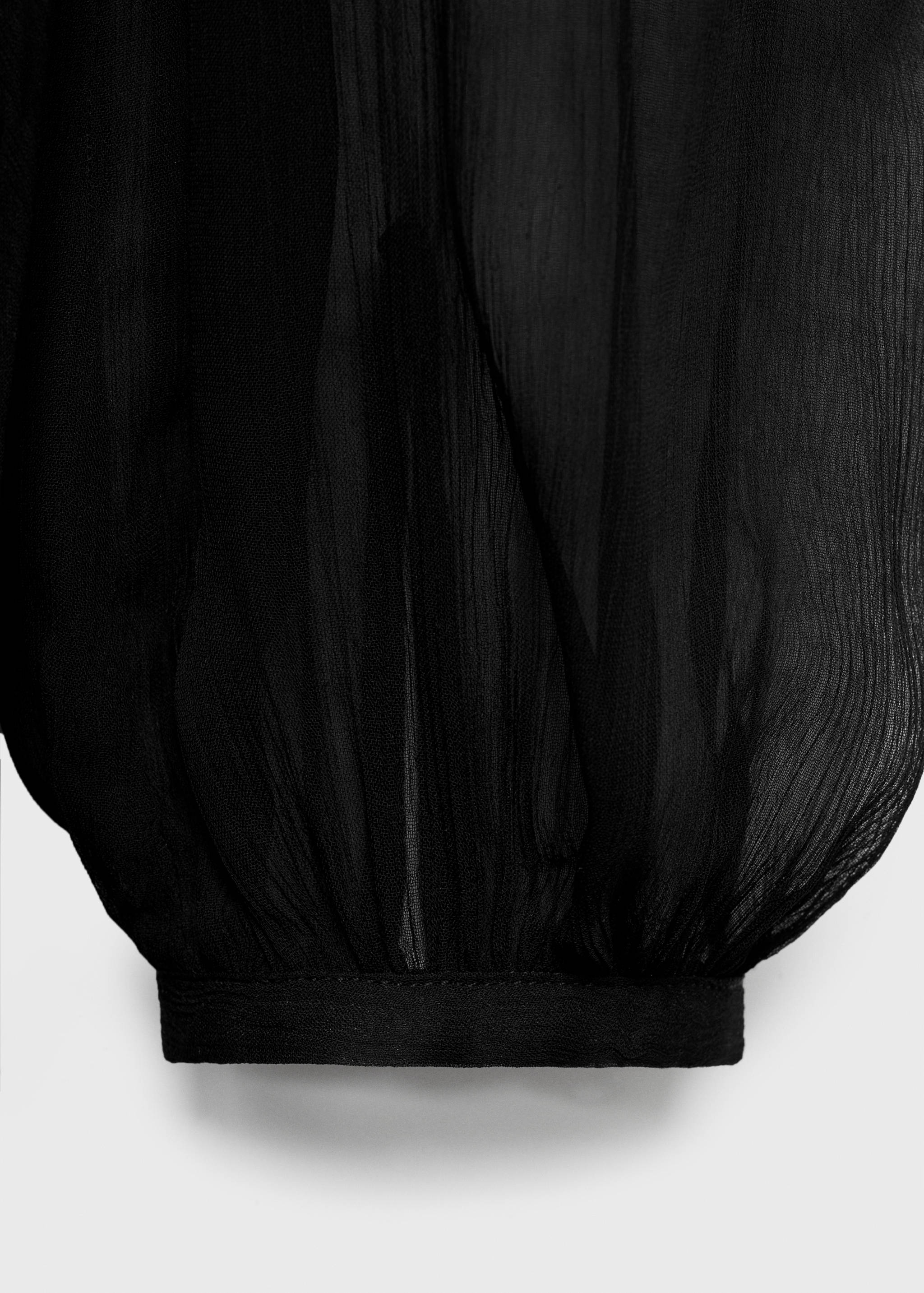 Kleid aus Chiffon mit Puffärmeln - Detail des Artikels 0