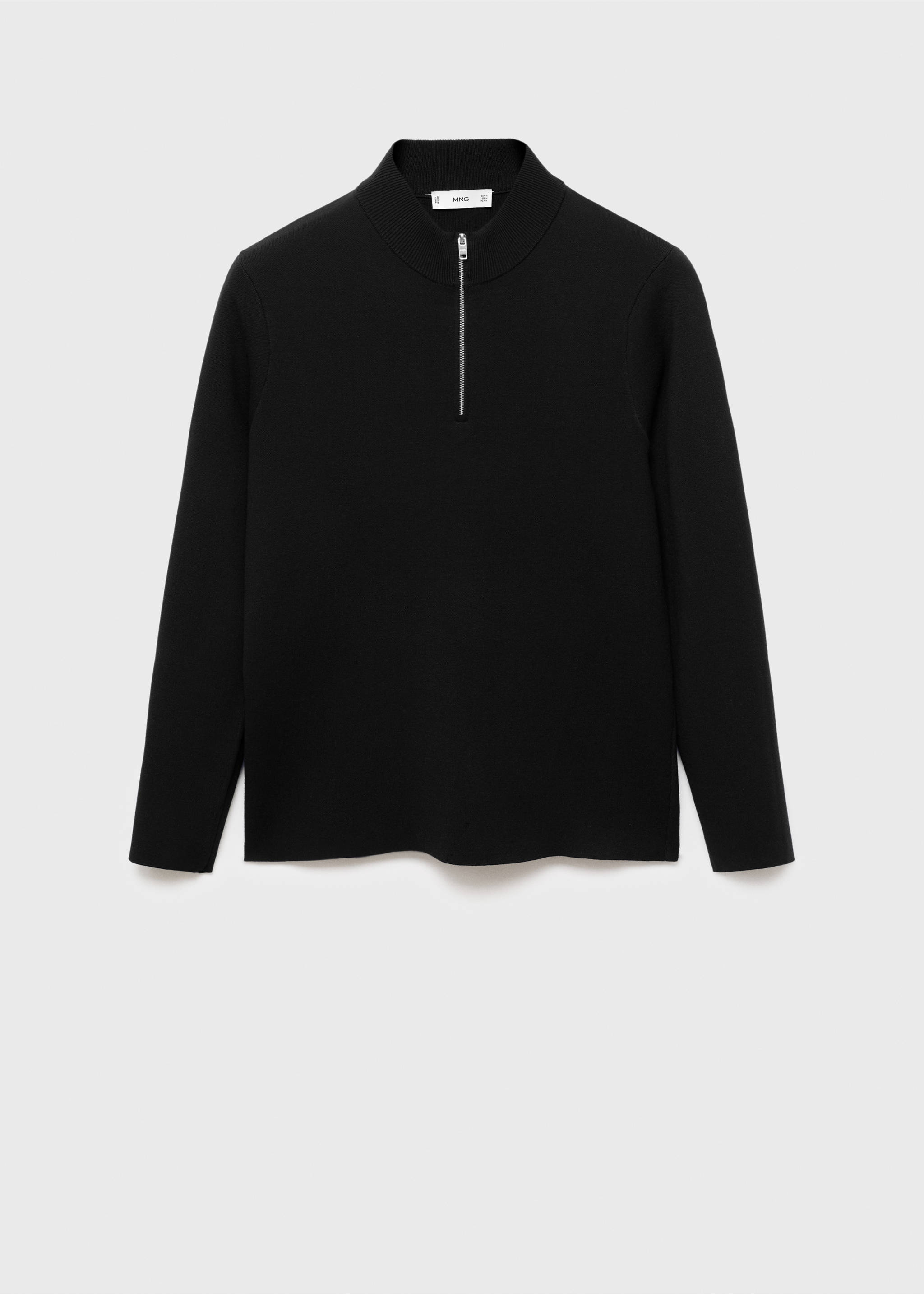 Úpletový svetr s výstřihem perkins - Zboží bez modelu, Černá. Ref: 17015974-00.