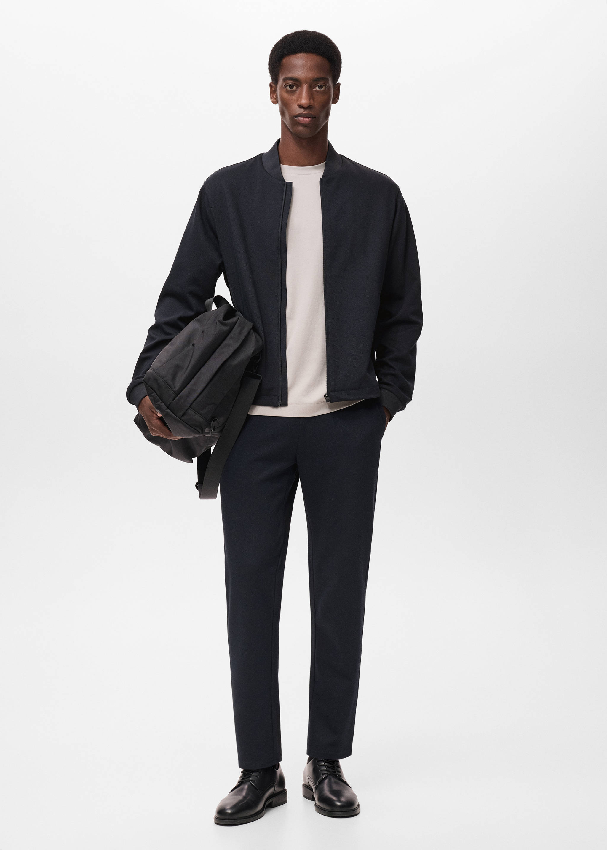 Sweat à zip comfort stretch - Plan général