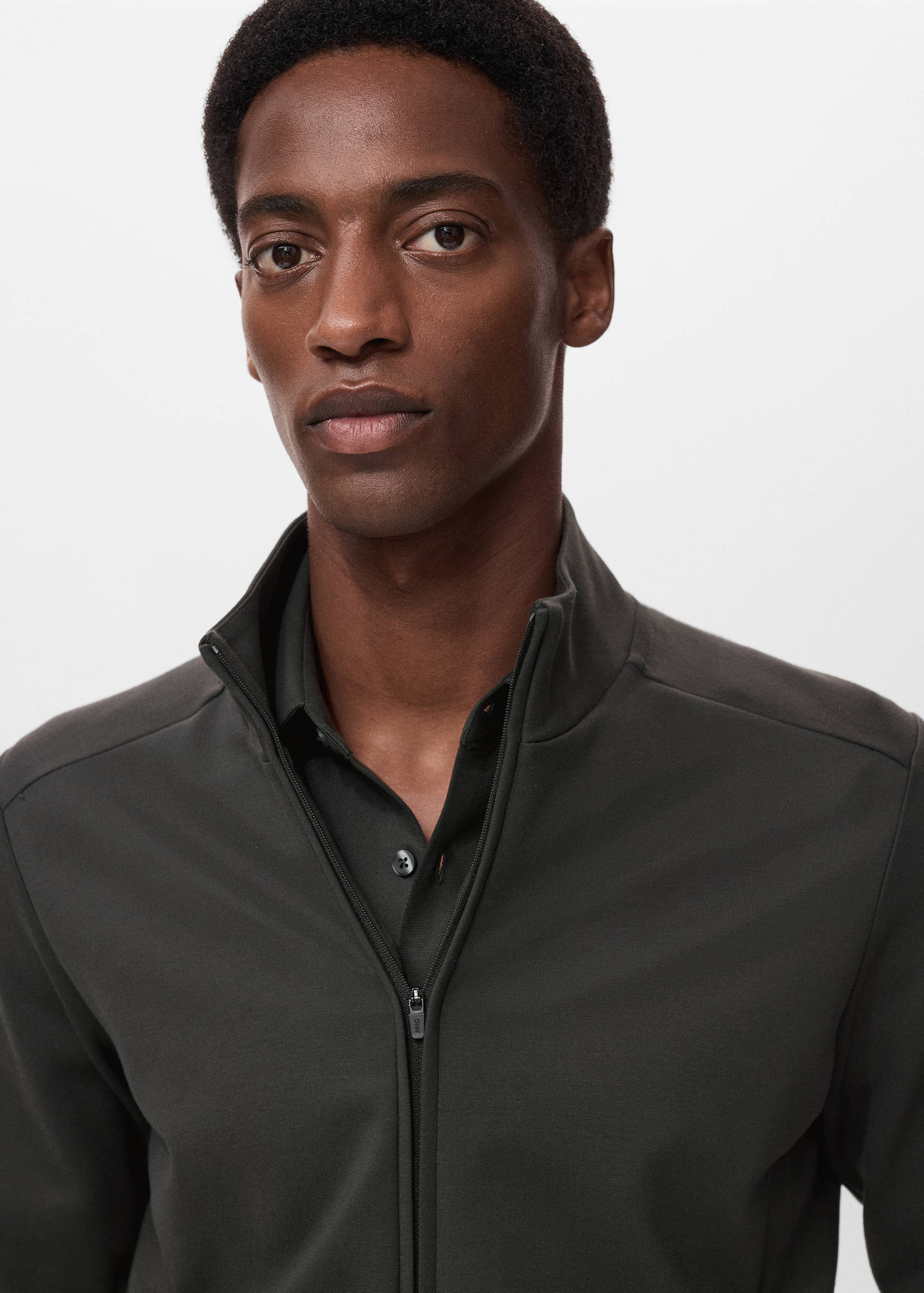Regular-fit technical sweatshirt - Details of the article 1