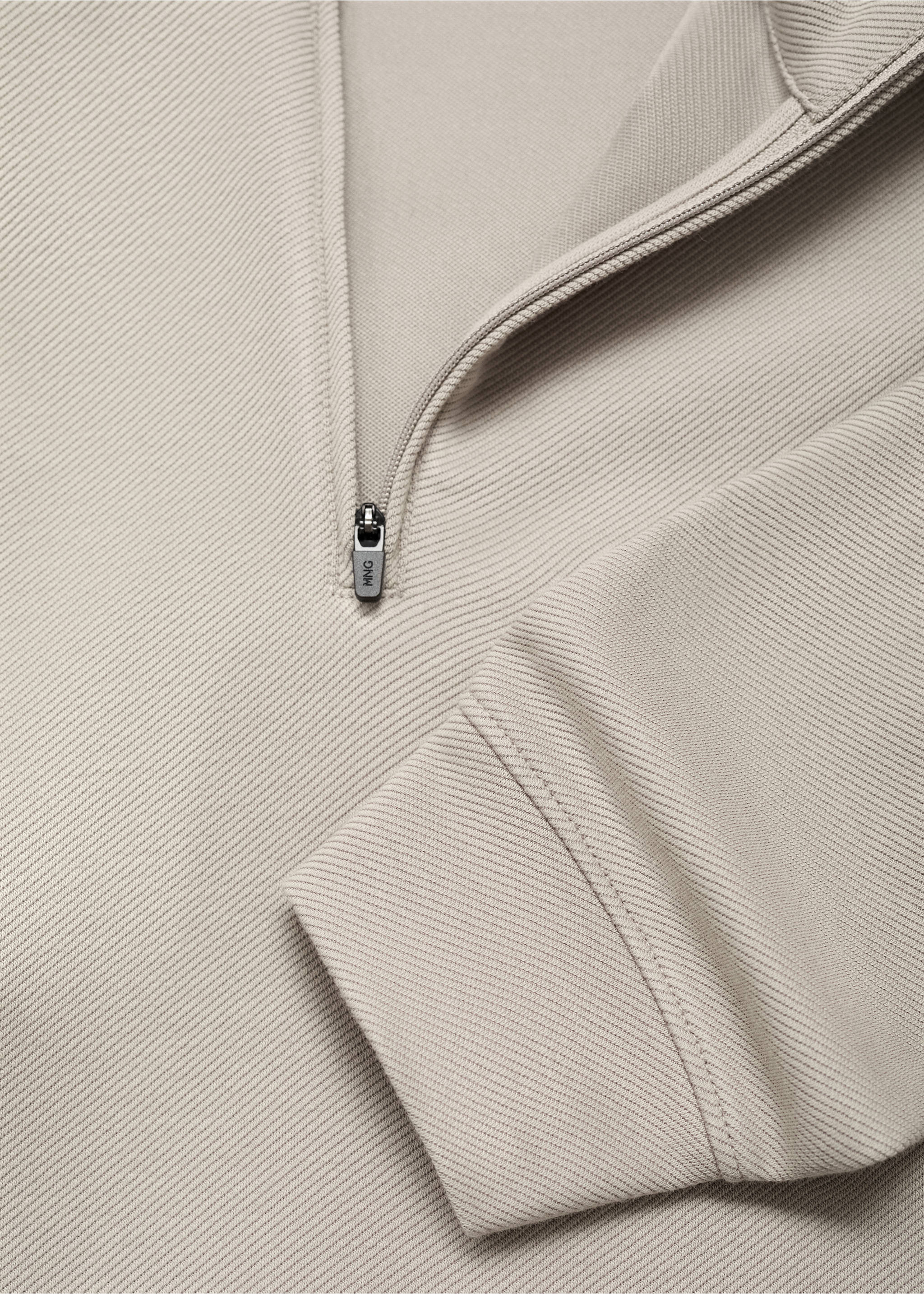 Sweat technique zip regular fit - Détail de l'article 0, Gris clair/pastel. Ref: 17015981-00.