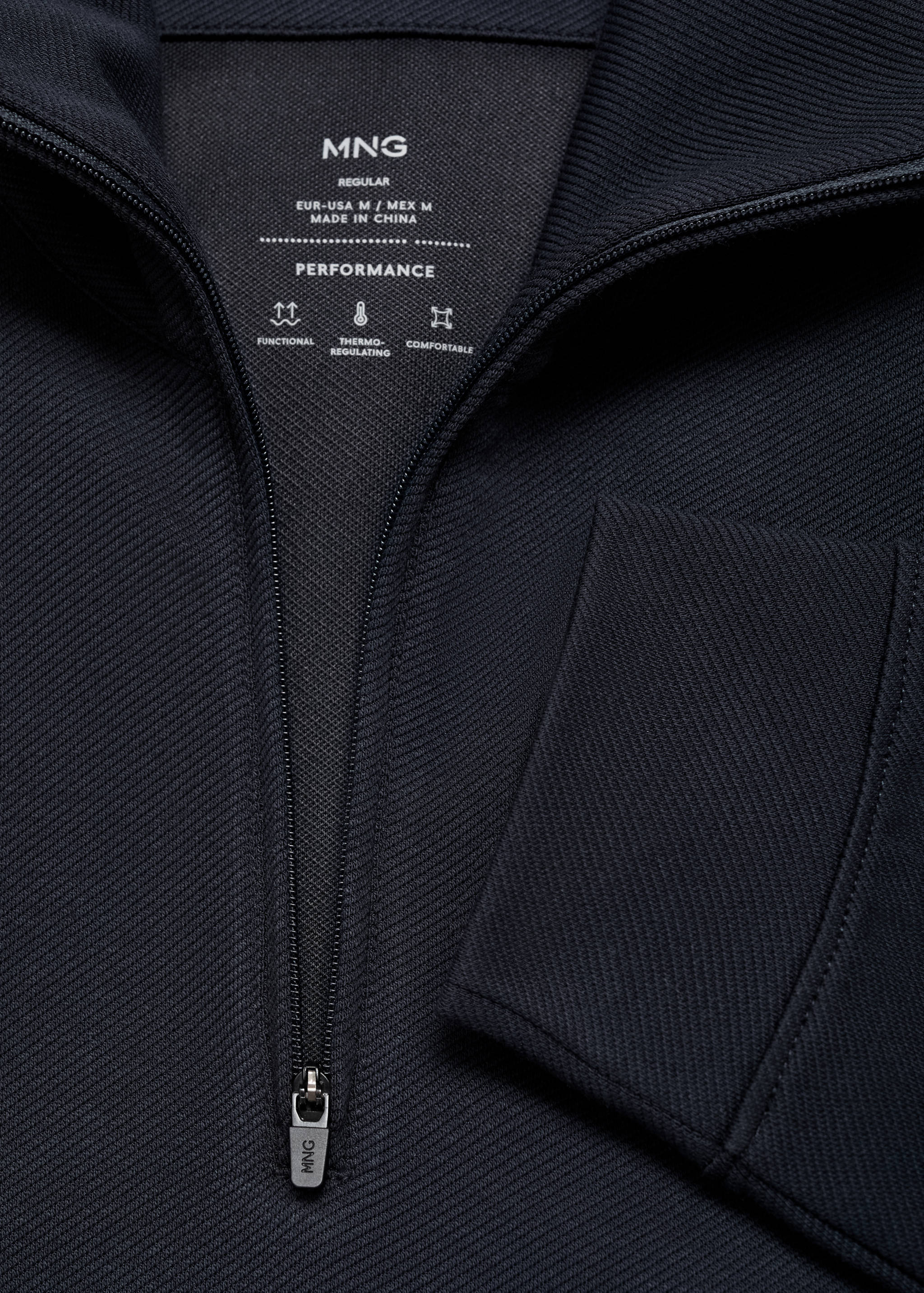 Sweat technique zip regular fit - Détail de l'article 0