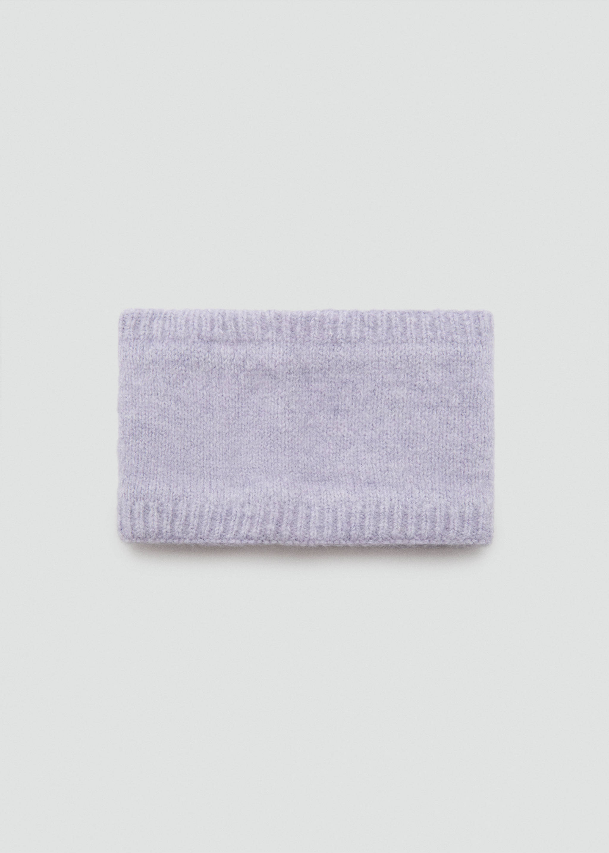 Knit scarf - Article without model, Lilac. Ref: 17015987-00.