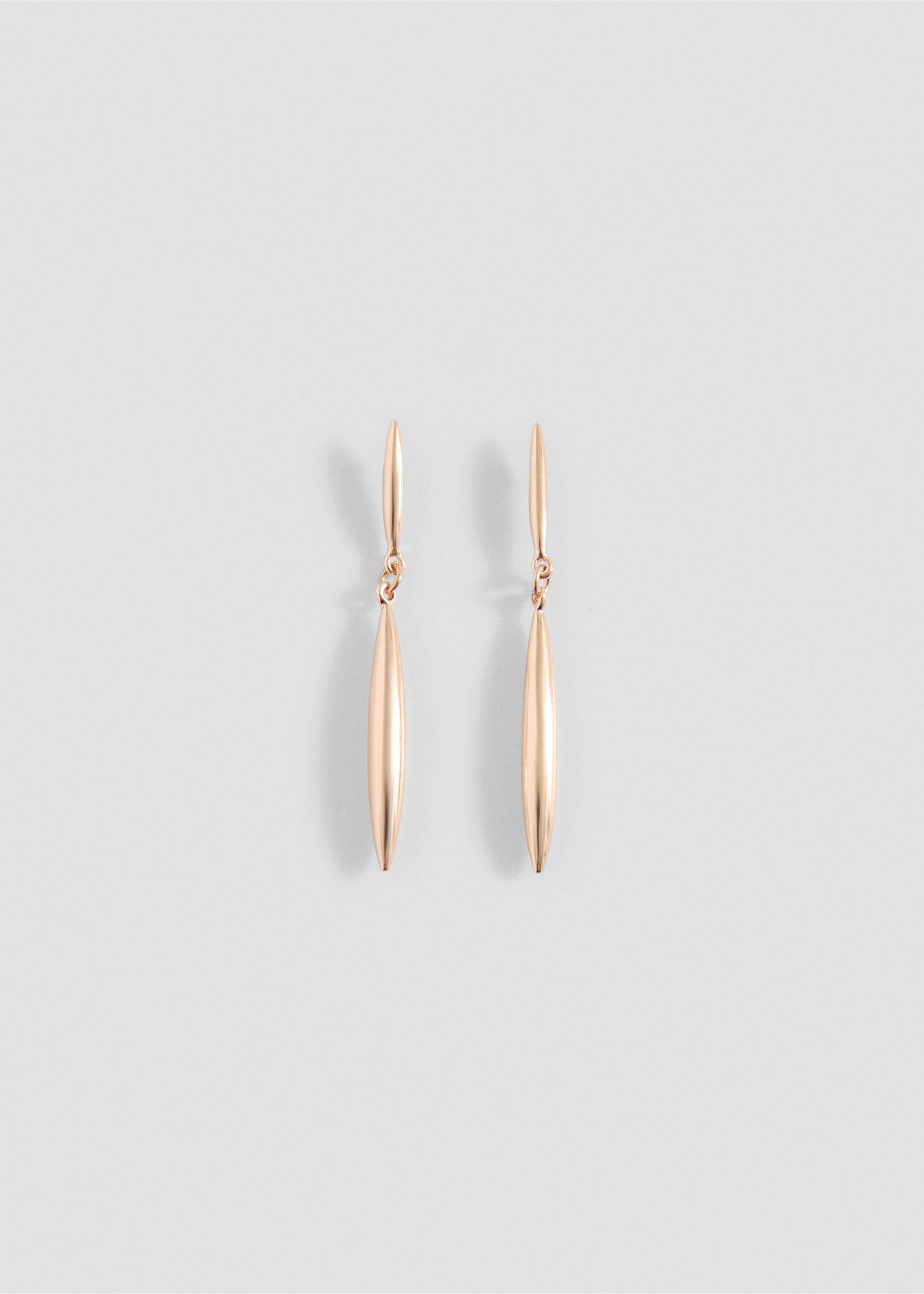 Long drop earrings - Article without model, Gold. Ref: 17015992-00.