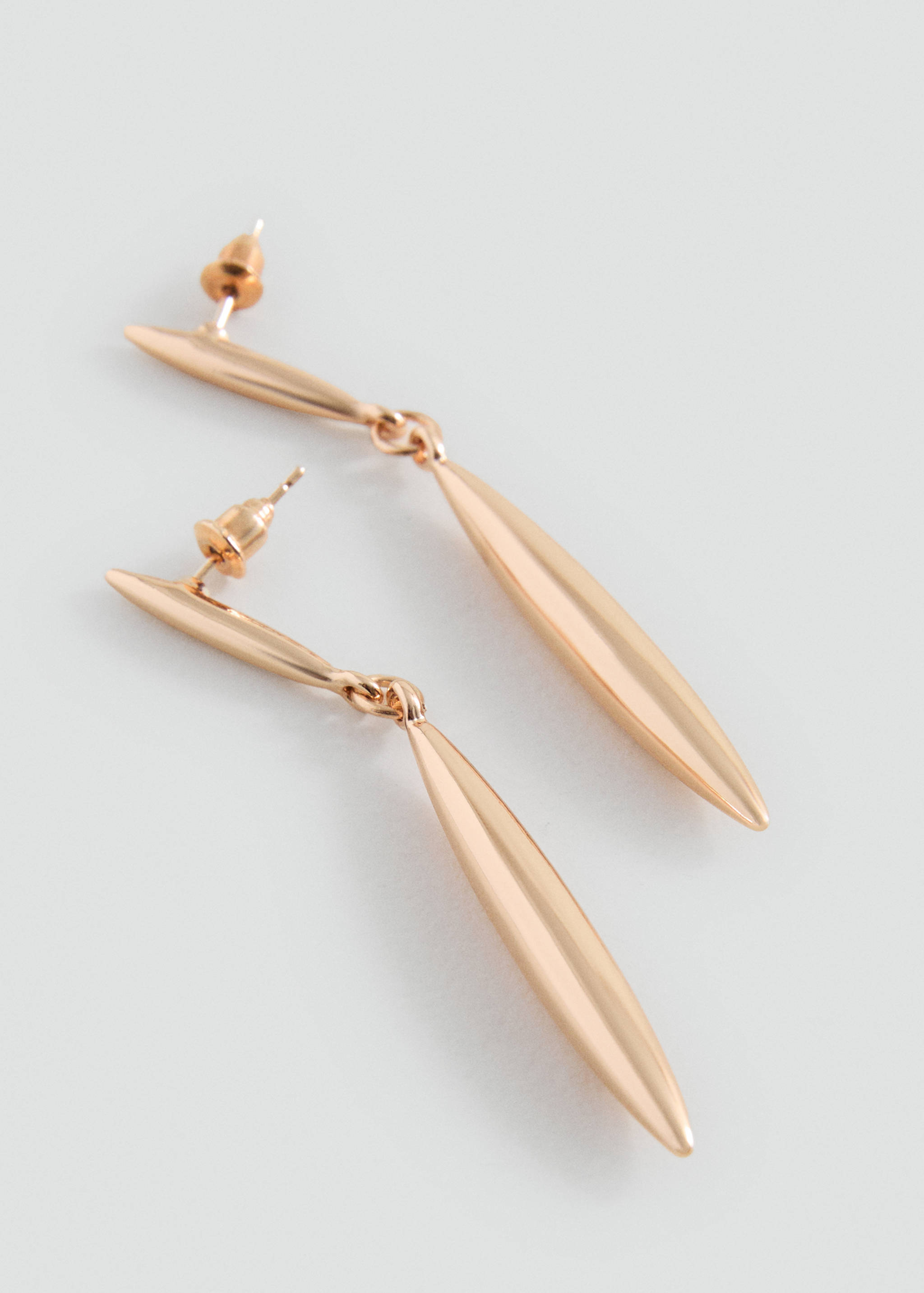 Long drop earrings - Medium plane