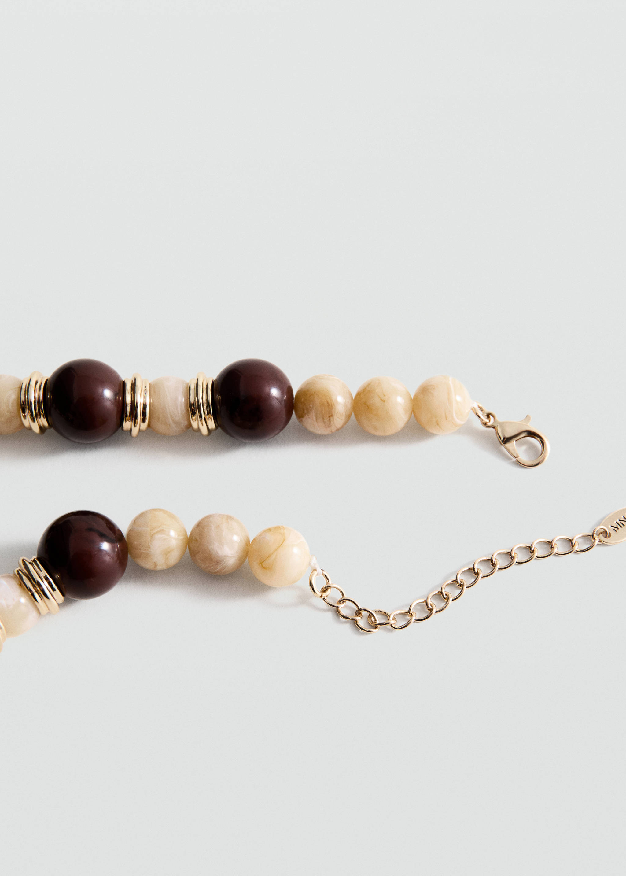 Collar bolas combinado - Plano medio