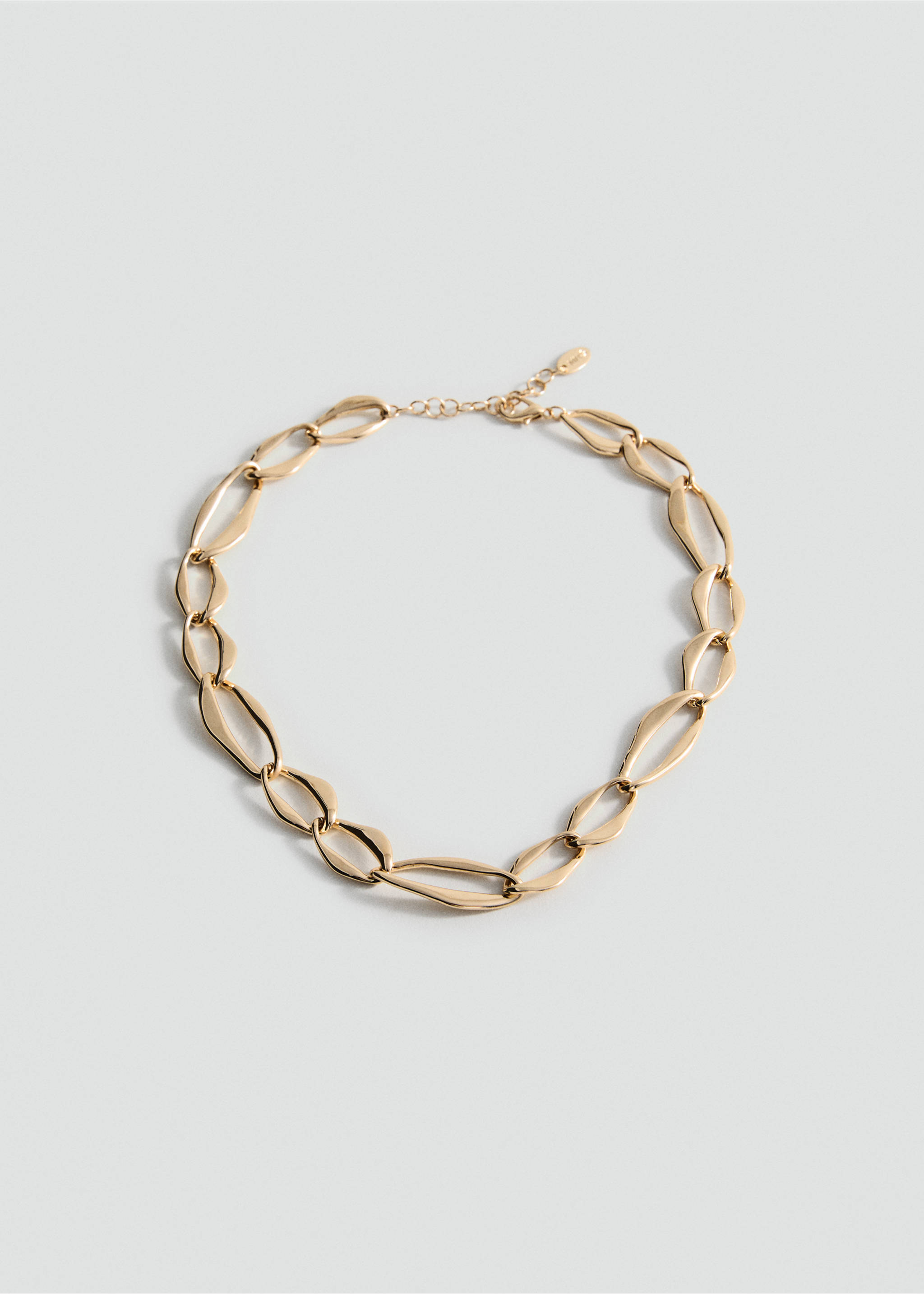Flache Gliederkette - Artikel ohne Model, Gold. Ref: 17016009-00.