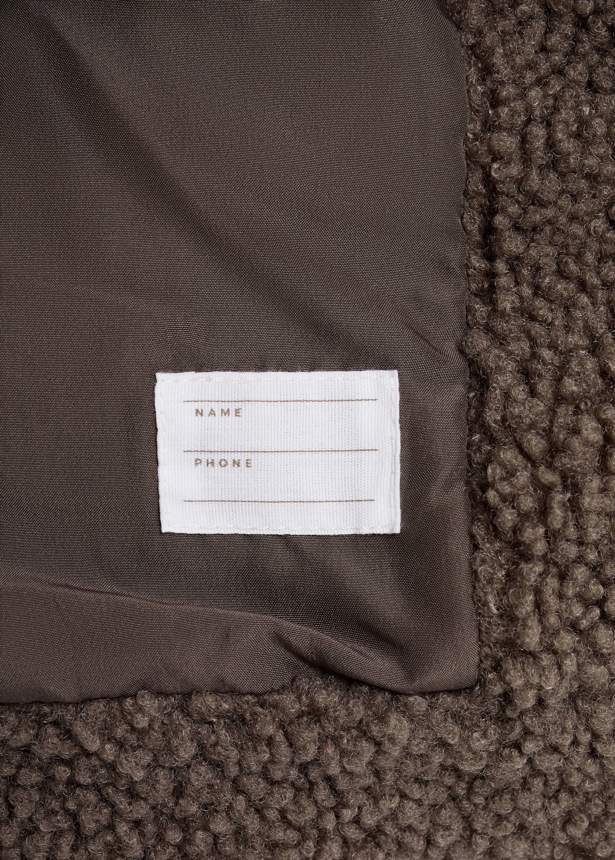 Manteau imitation mouton - Détail de l'article 0