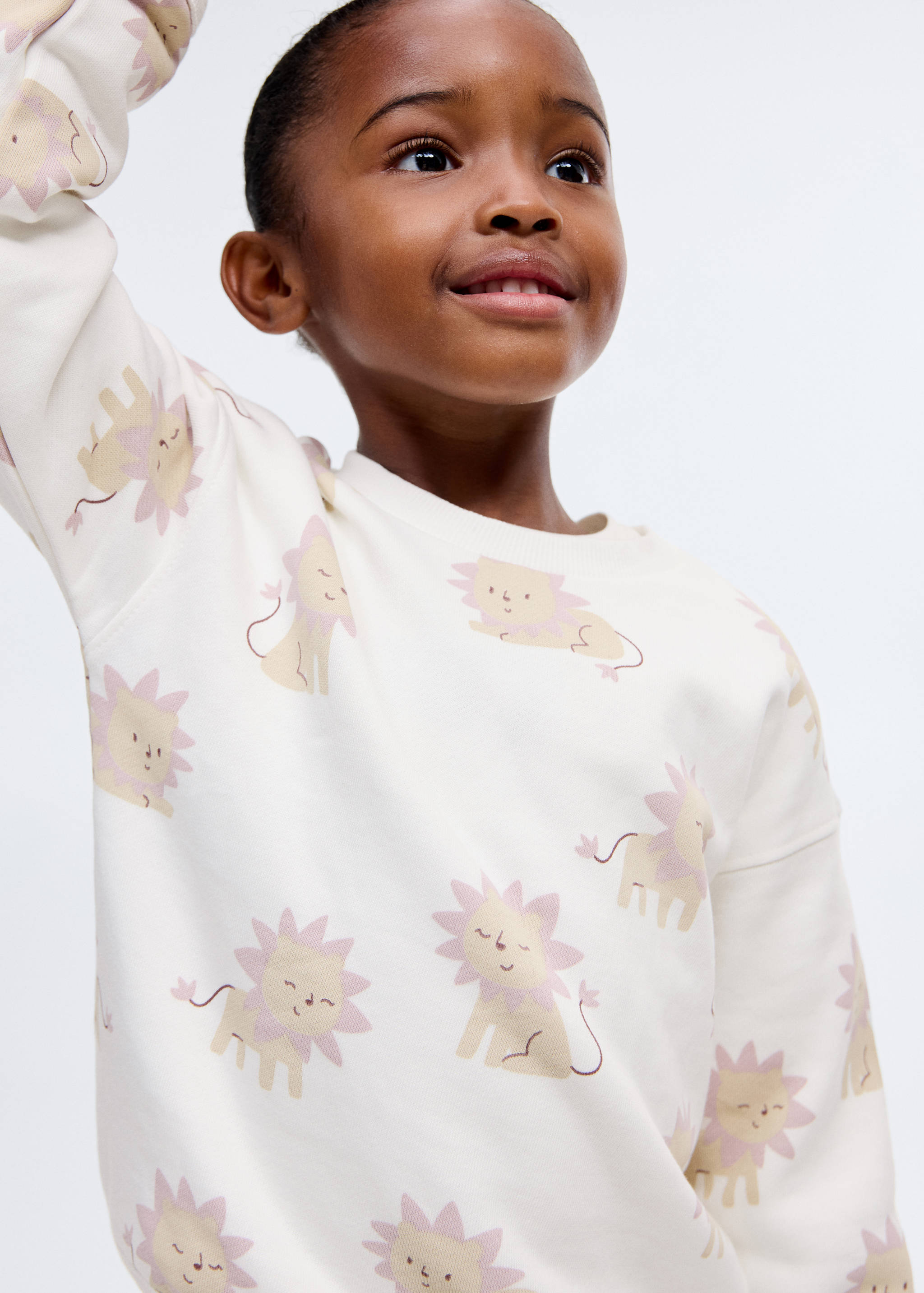 Lion print sweatshirt - Medium plane