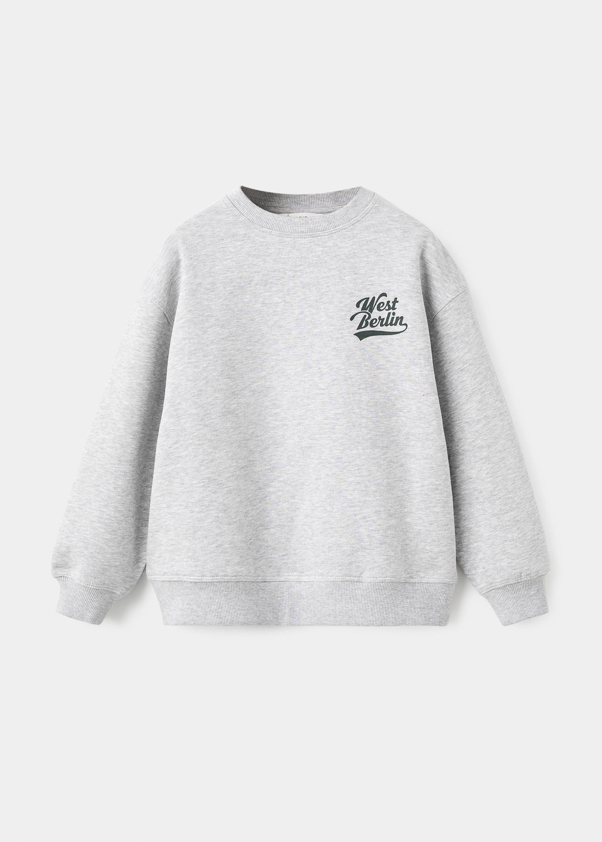 Printed cotton sweatshirt - Article without model