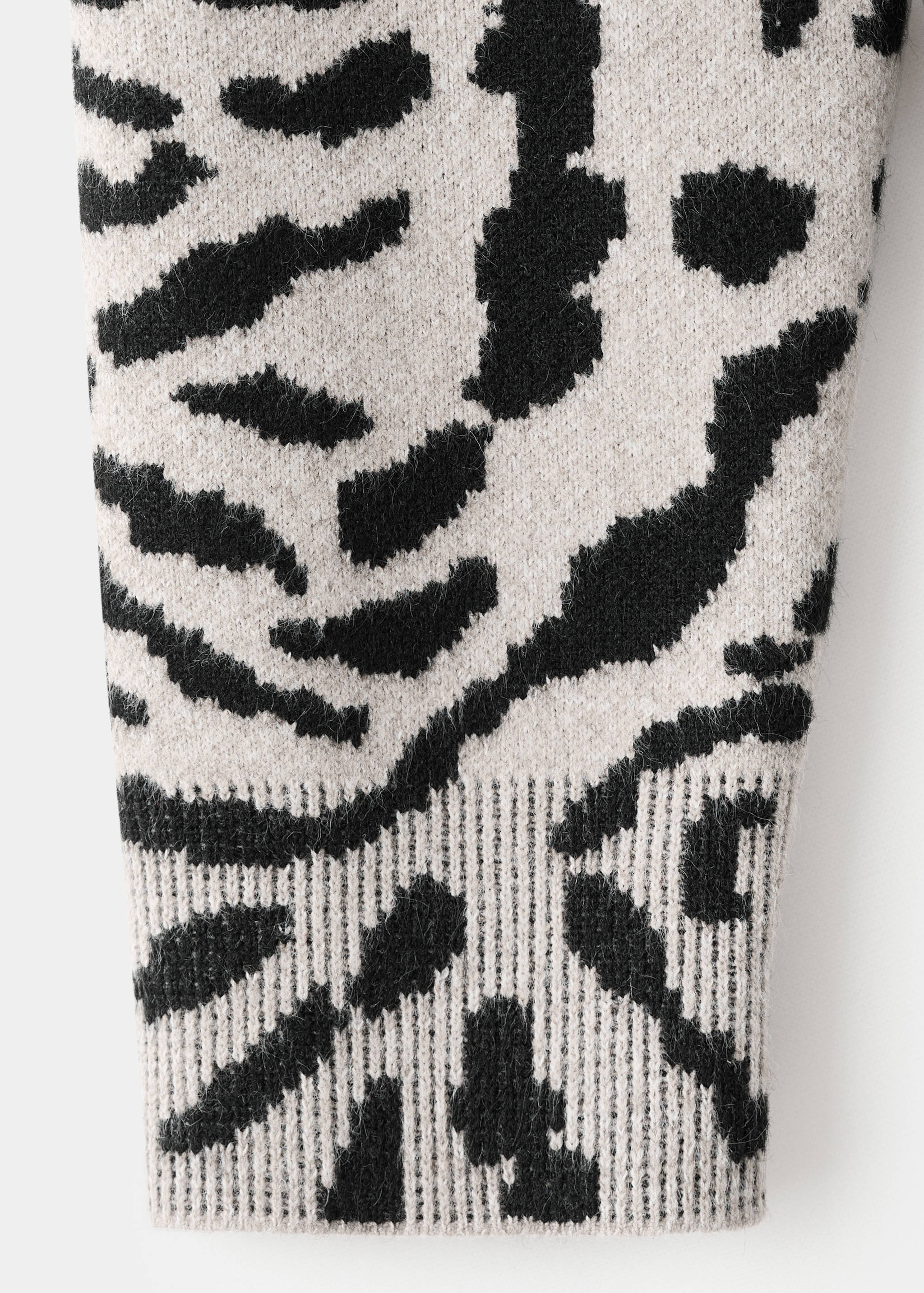 Stickad tröja animal print - Detaljer om artikeln 0