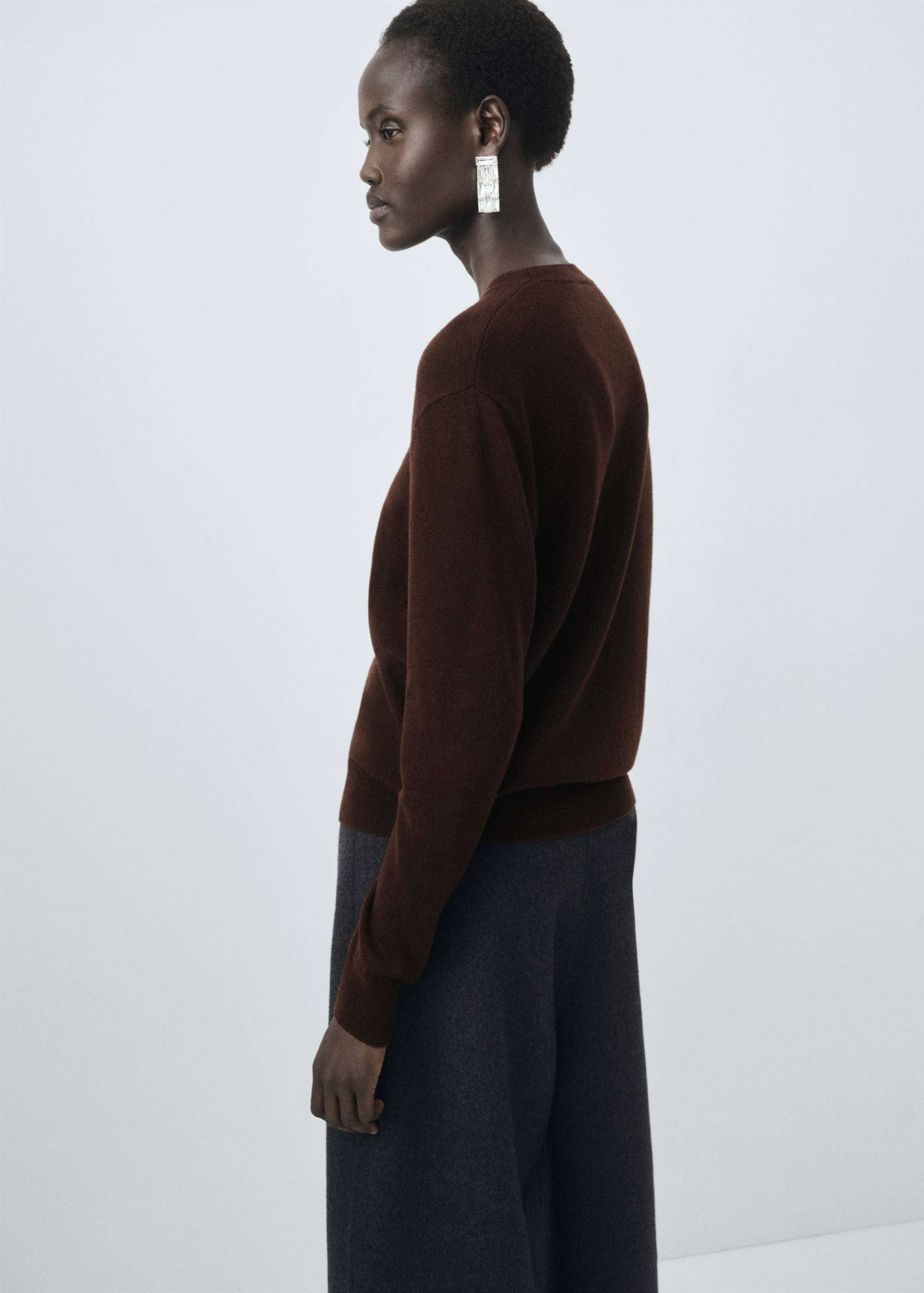 Pull 100 % laine maille fine - Verso de l’article