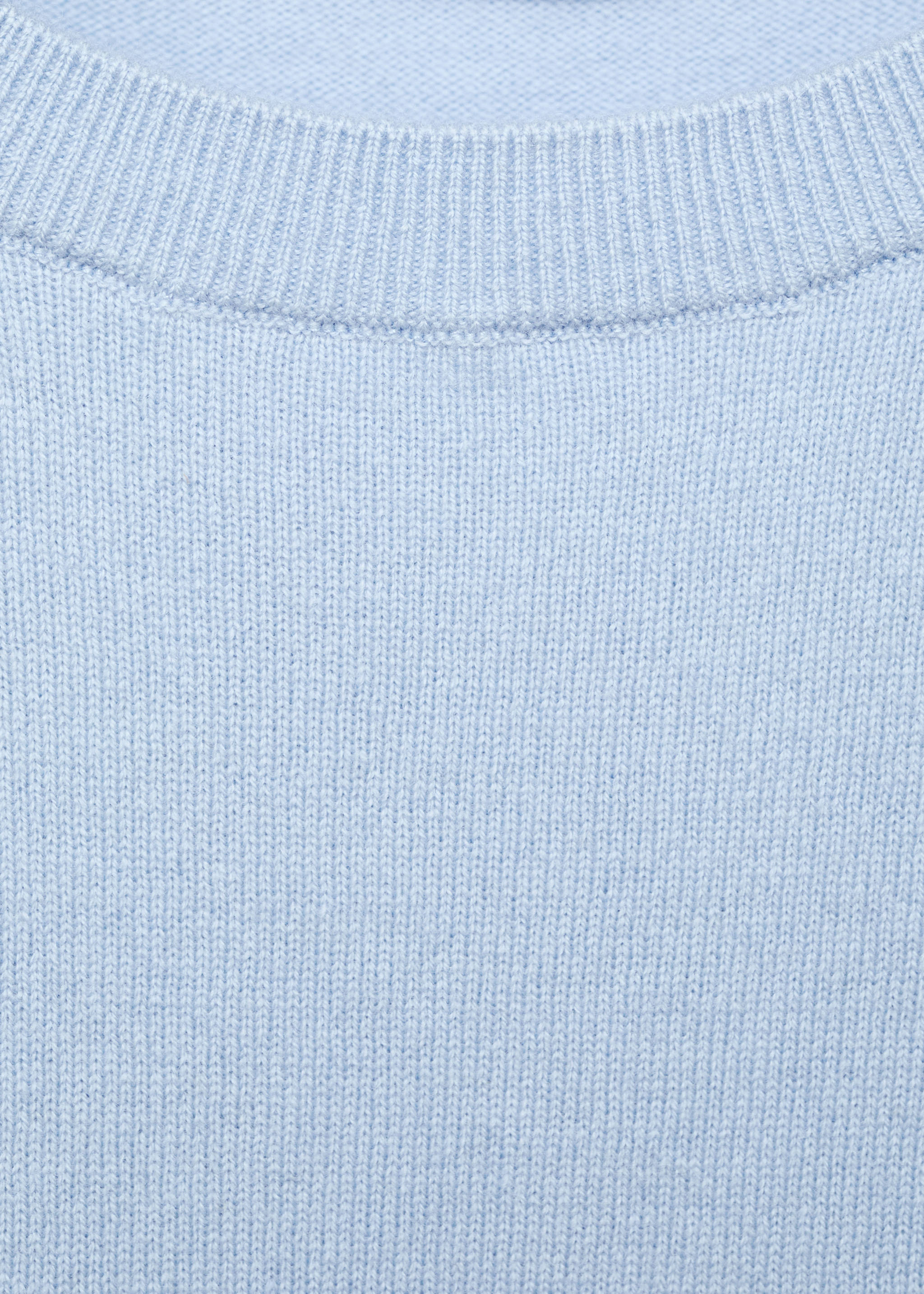 Short-sleeved wool sweater - Details of the article 8