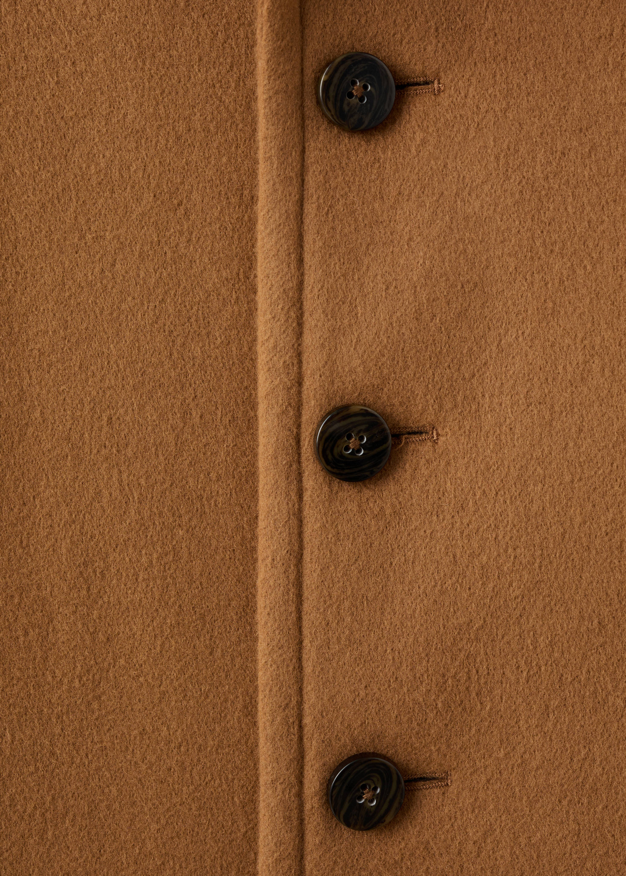 Manteco wool coat with lapels - Details of the article 0