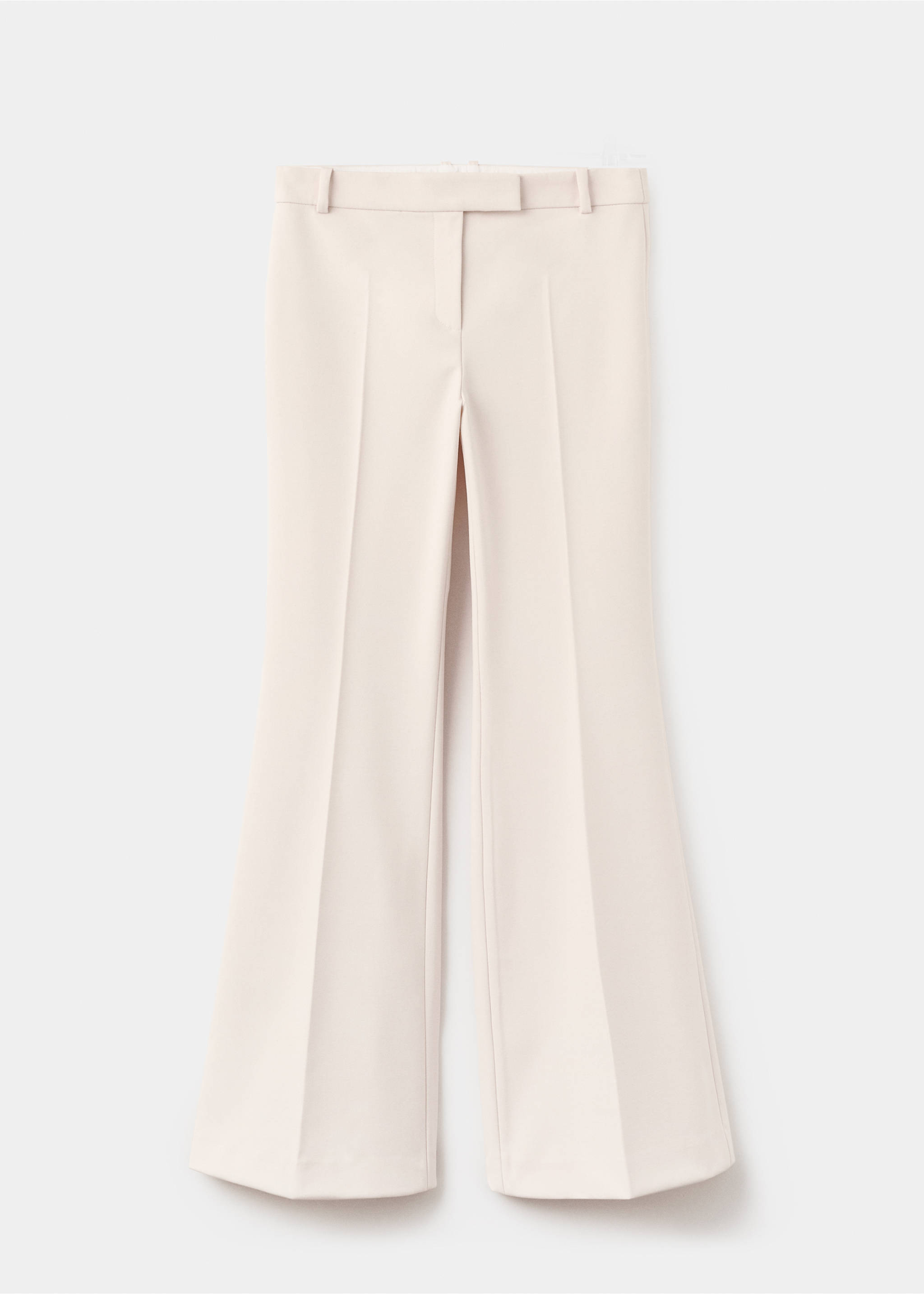 Flared suit trousers - Article without model, Ecru. Ref: 17016361-00.