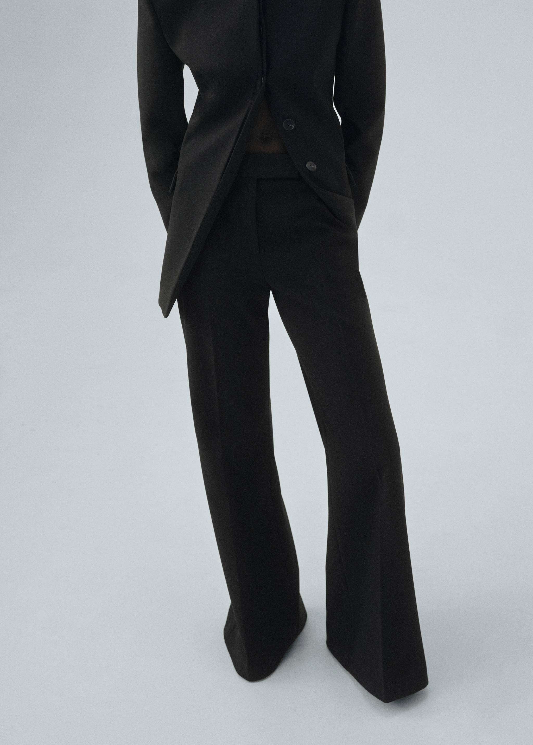 Flared suit trousers - Medium plane