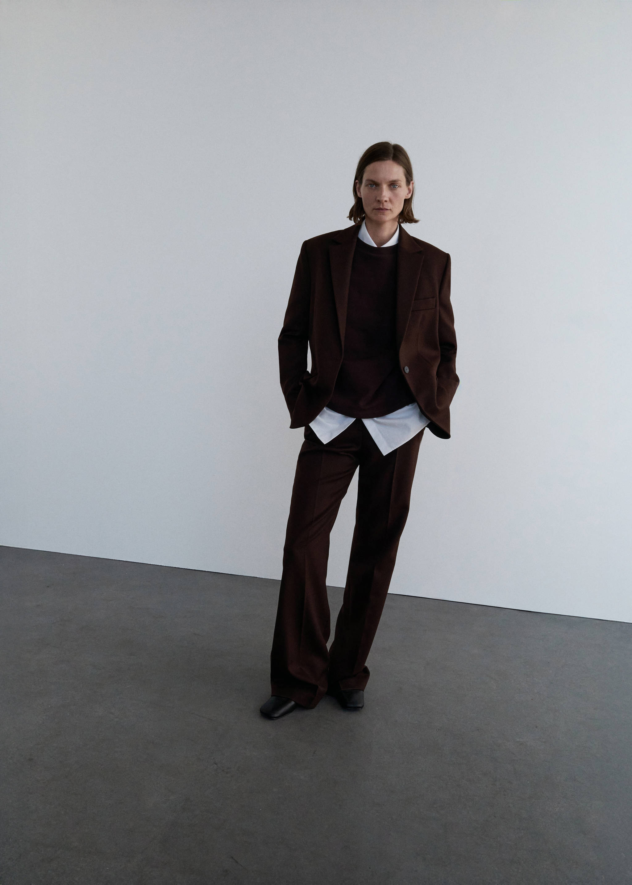 100% wool suit trousers - Women | MANGO OUTLET USA