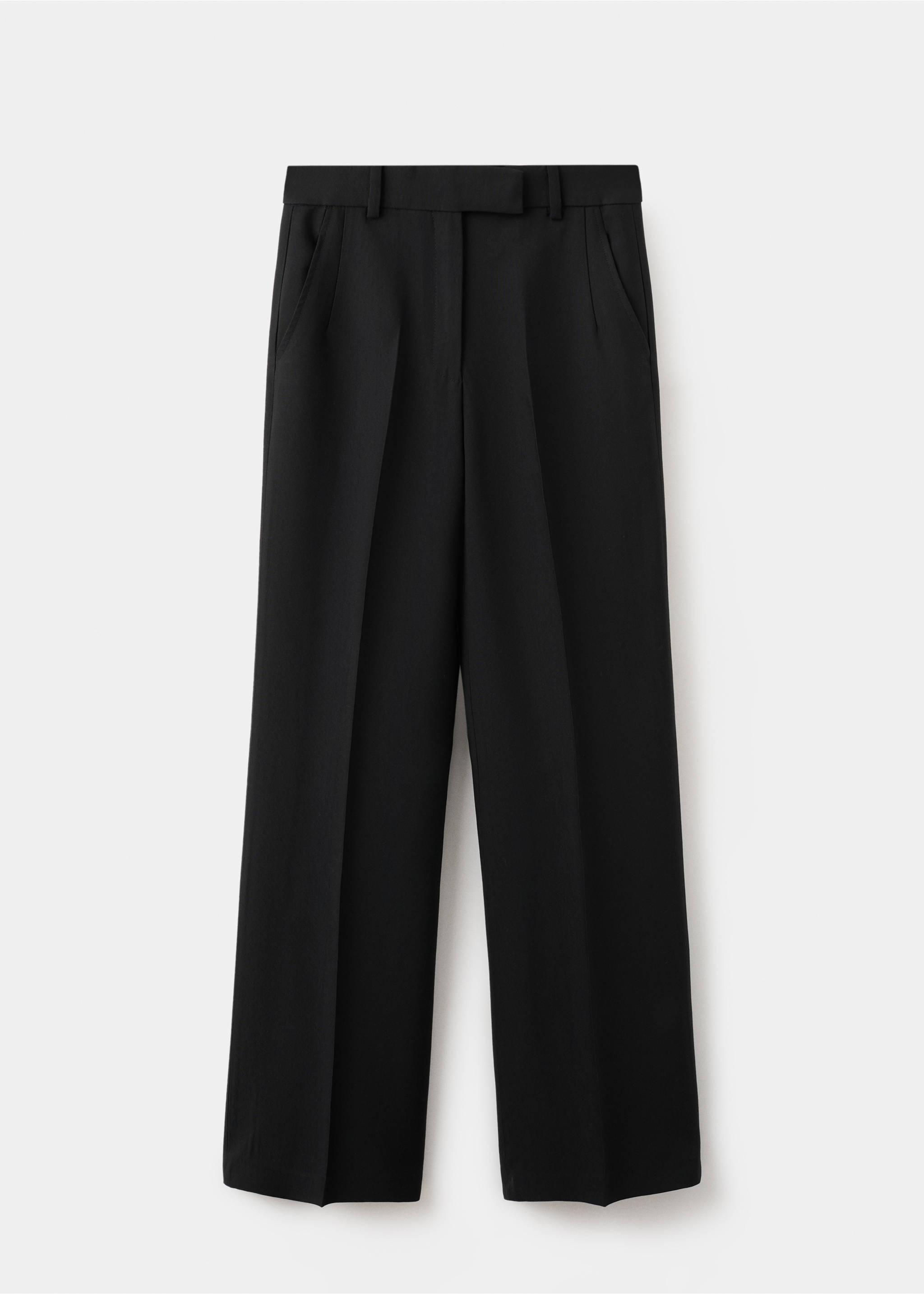 Pantalón traje recto - Artículo sin modelo, Negro. Ref: 17016363-00.
