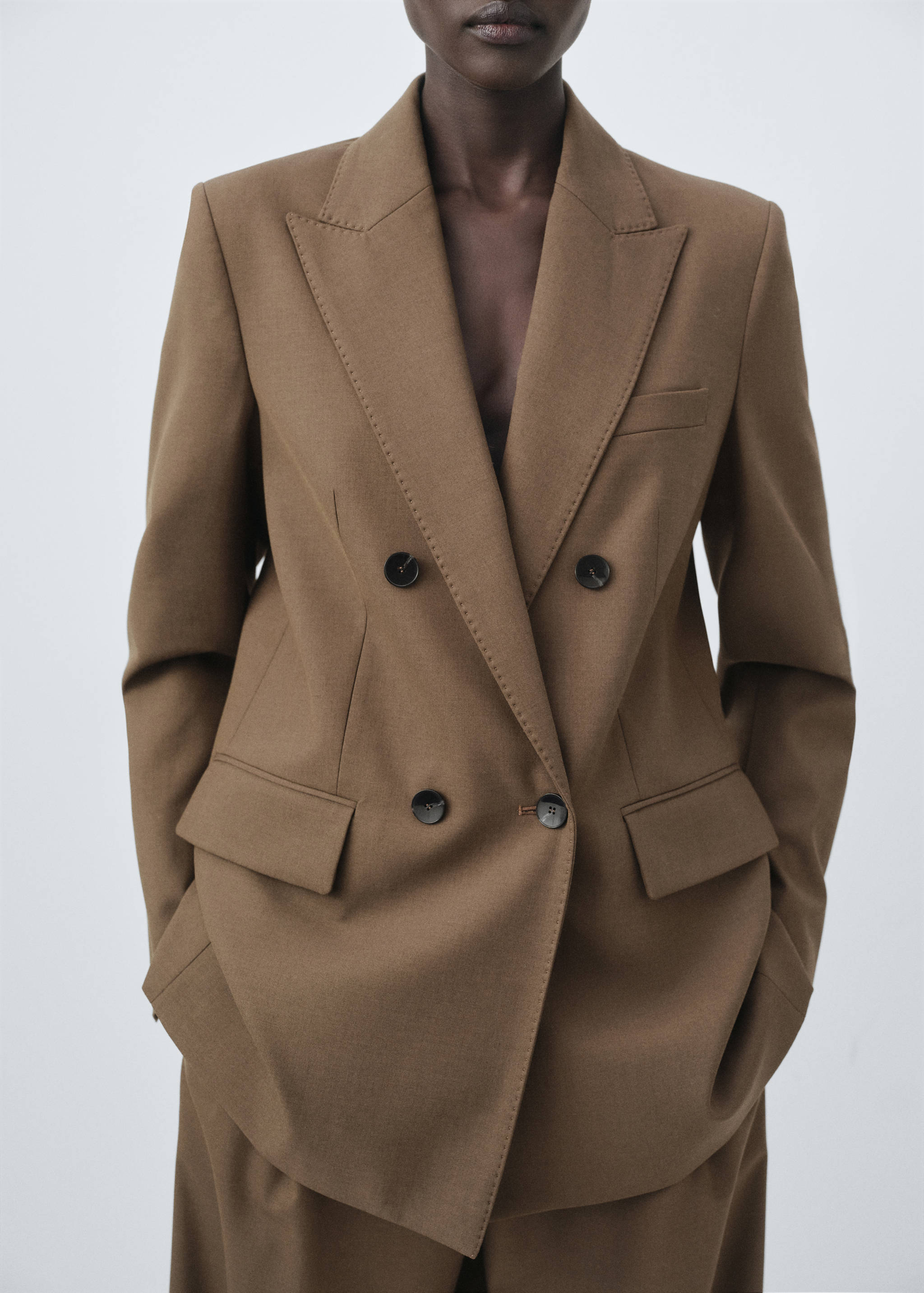 Double-breasted suit jacket - Medium plane