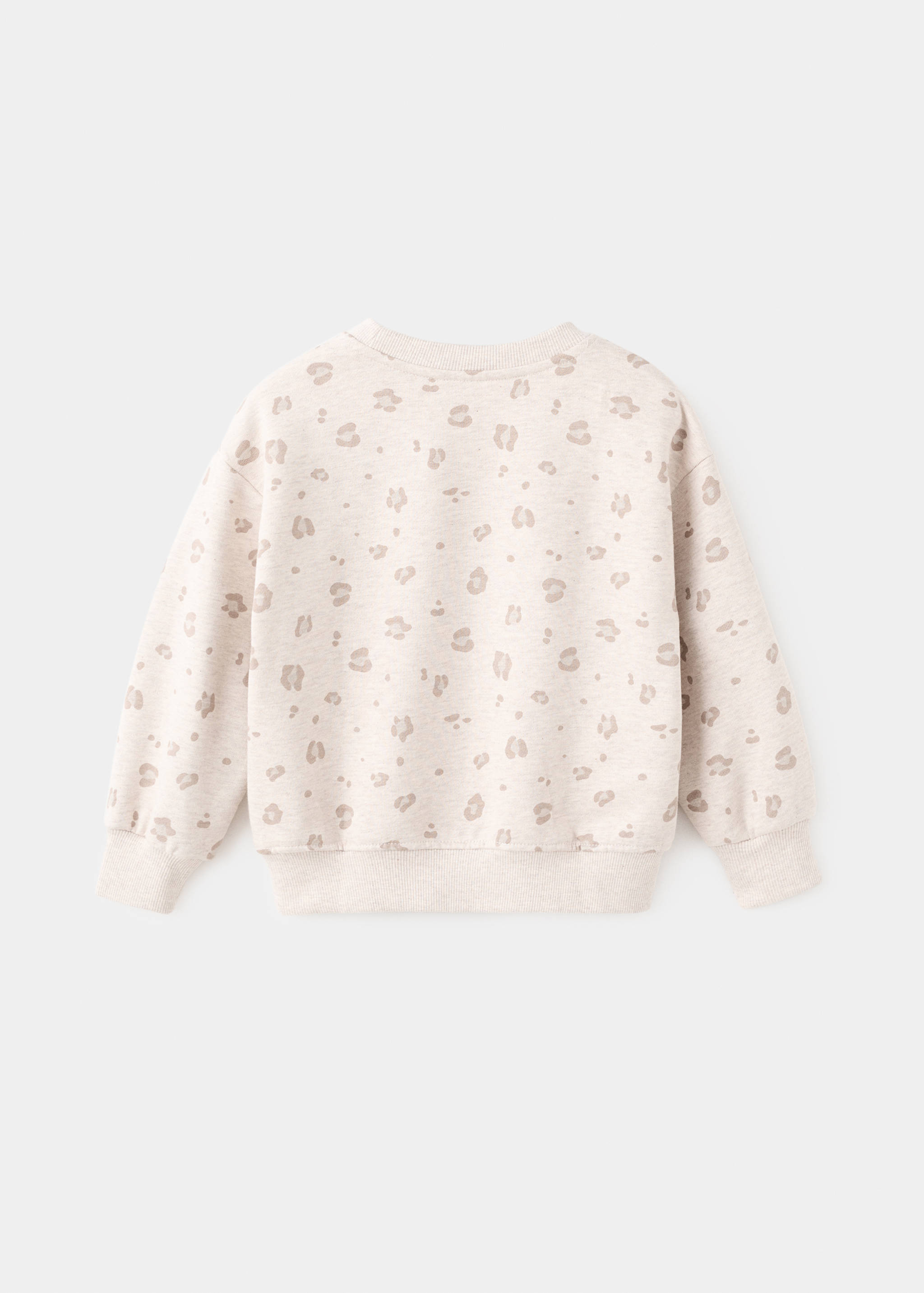 Sudadera algodón leopardo - Reverso del artículo