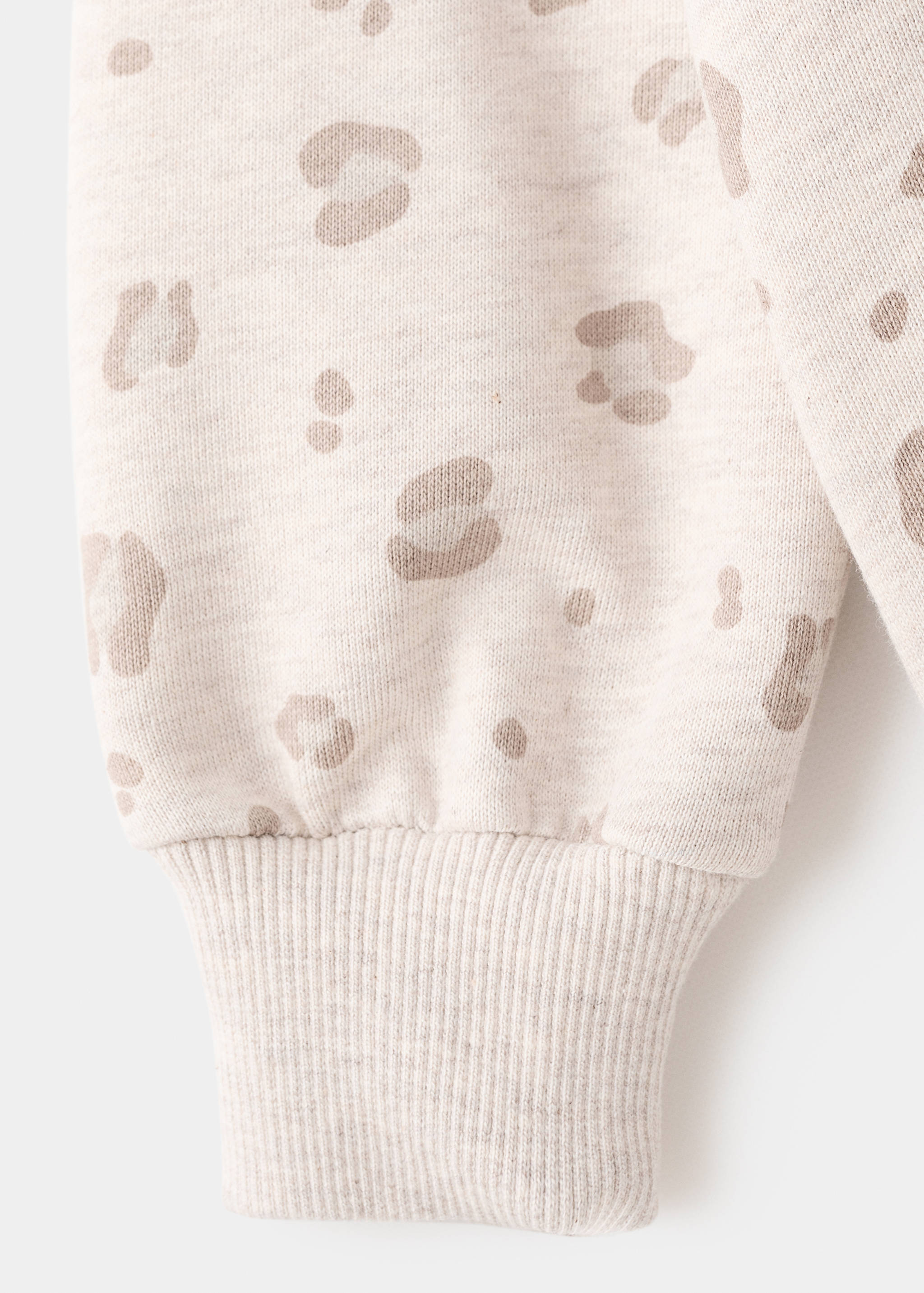 Sudadera algodón leopardo - Detalle del artículo 0