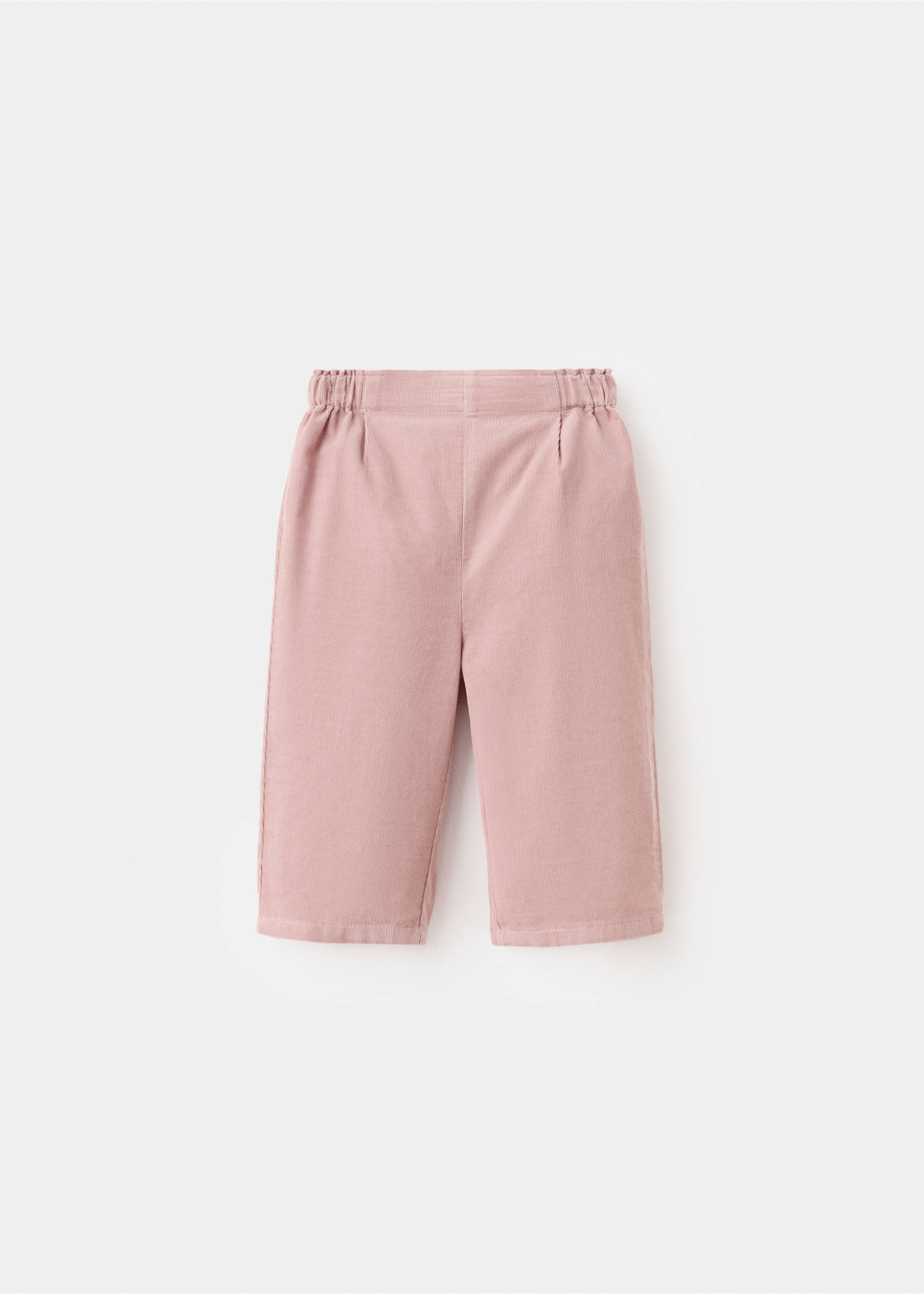 Pleated corduroy trousers - Article without model, Pink. Ref: 17016733-00.