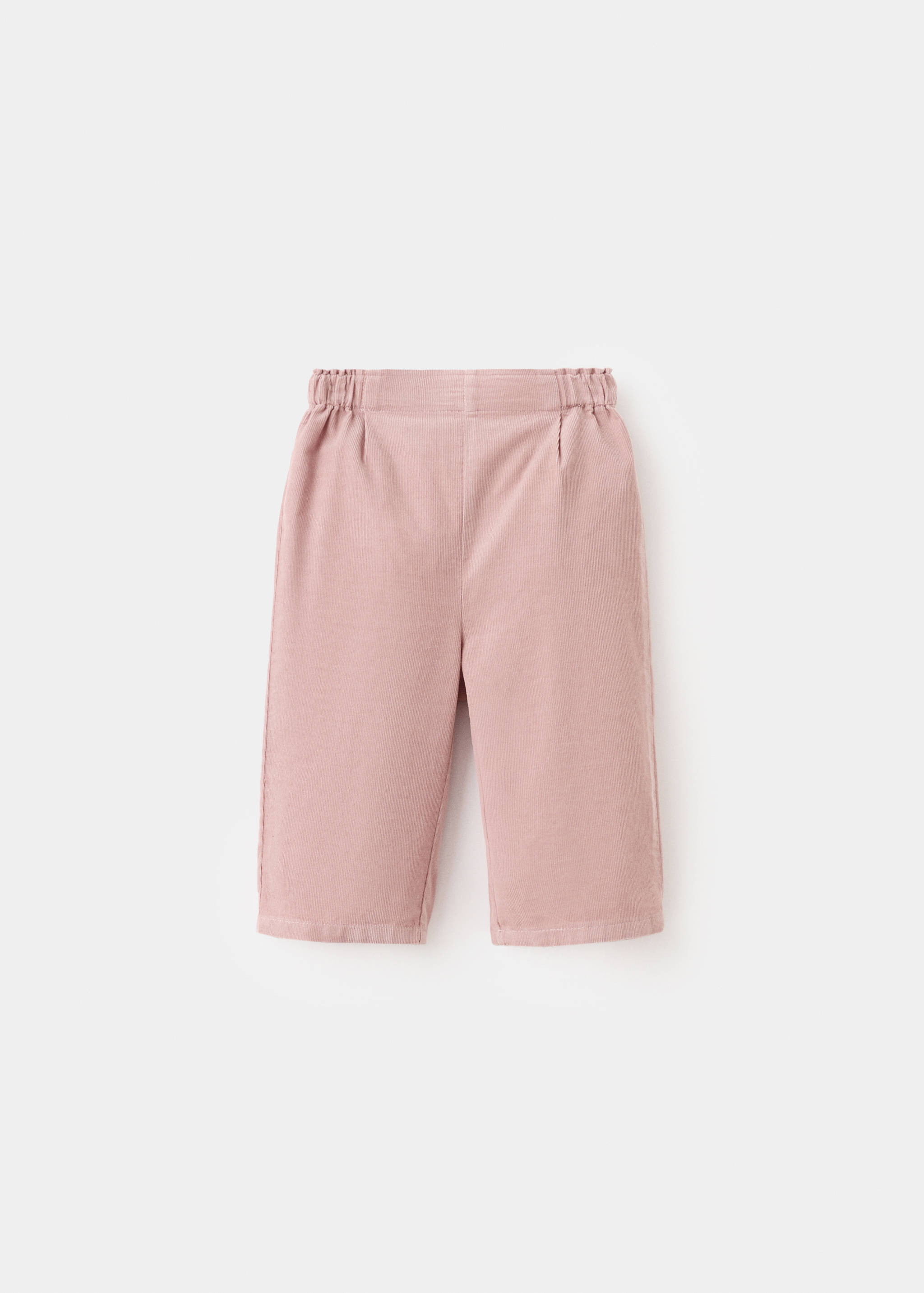 Pleated corduroy trousers - Article without model