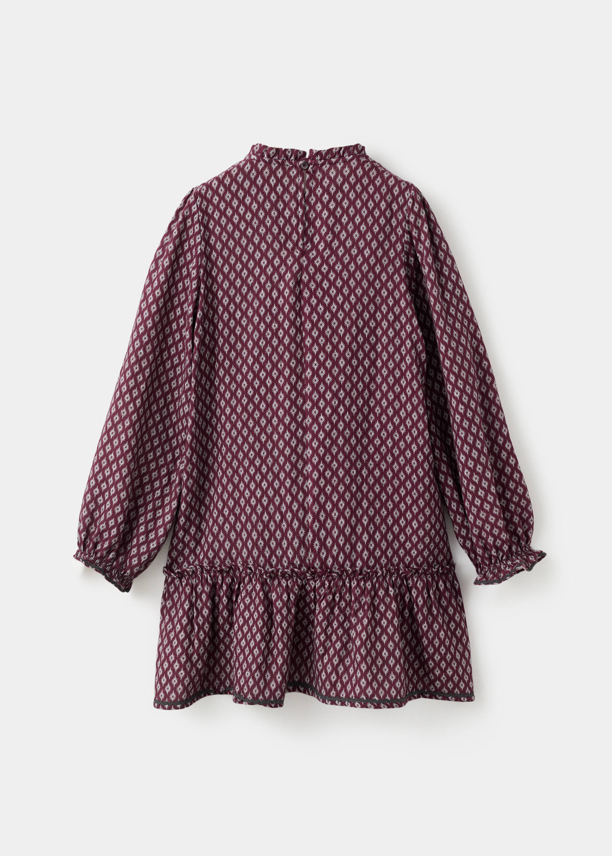Robe imprimée volantée - Verso de l’article