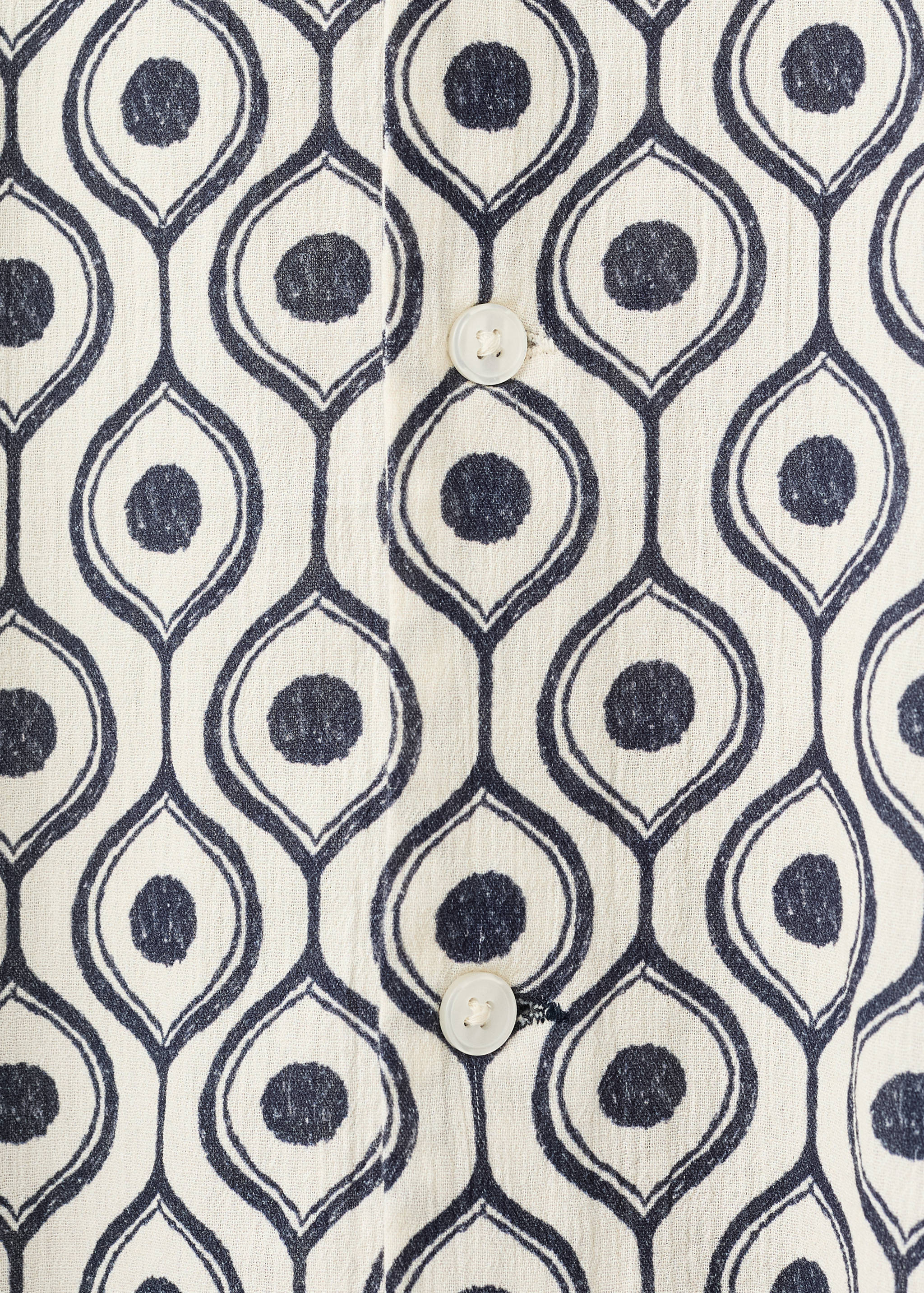 Relaxed fit-skjorta med tryck - Detaljer om artikeln 0