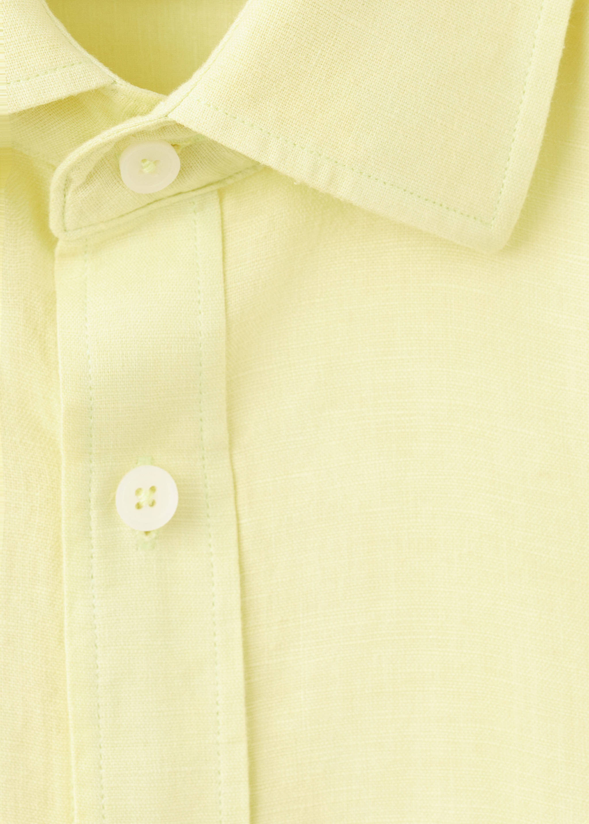 Pocket linen shirt - Details of the article 0