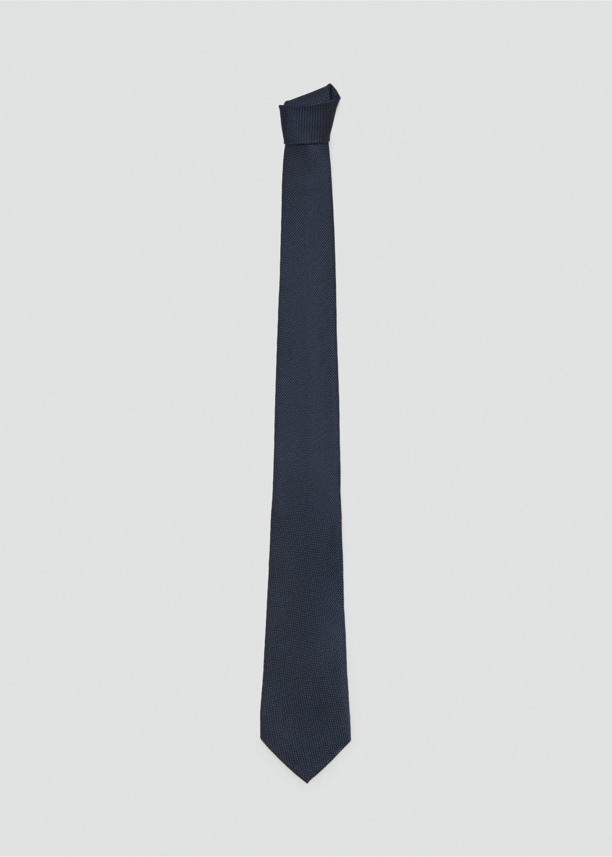 100% silk tie - Article without model, Navy. Ref: 17016748-00.