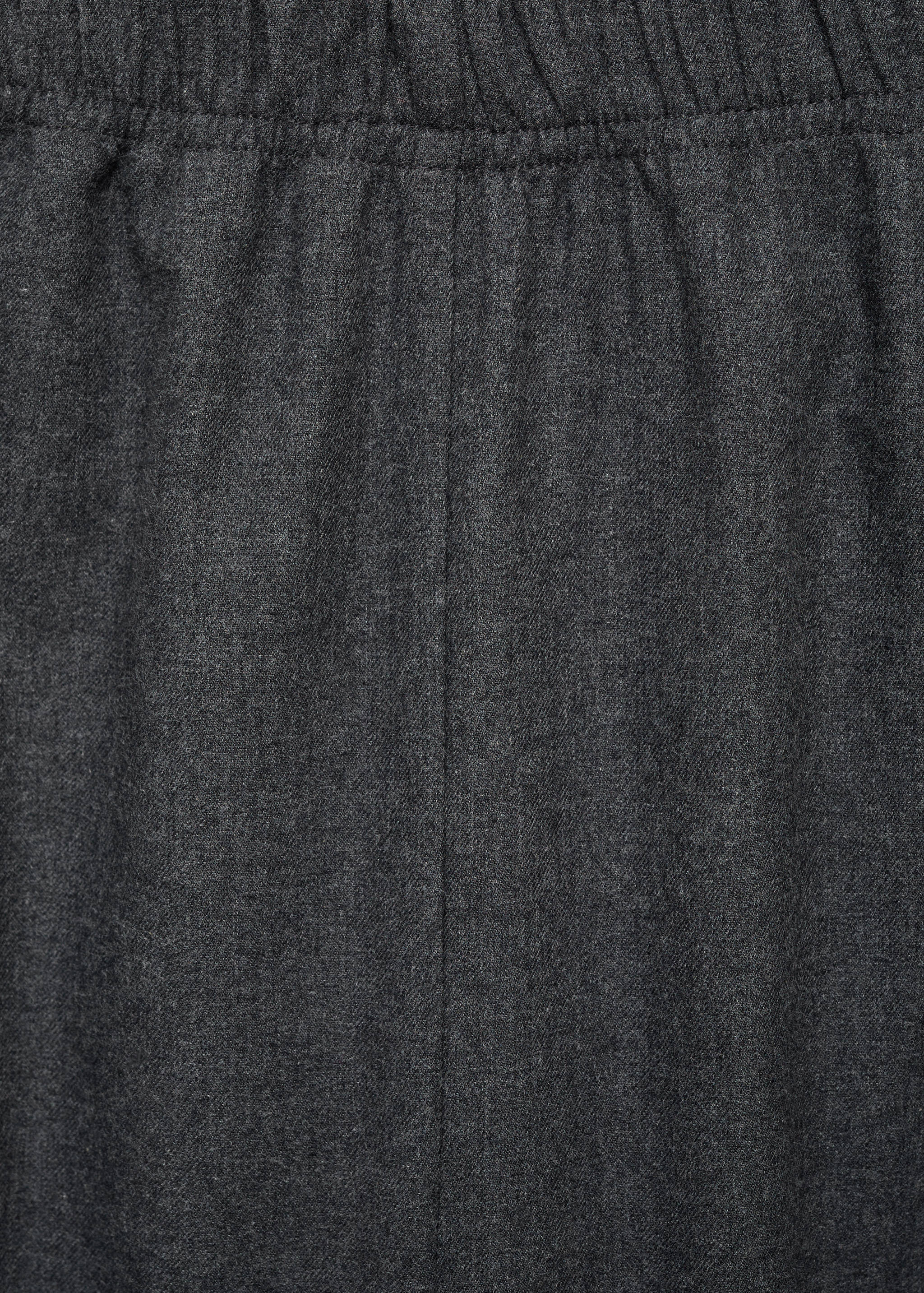 Pantalon en flanelle de coton avec passepoil contrasté - Détail de l'article 8