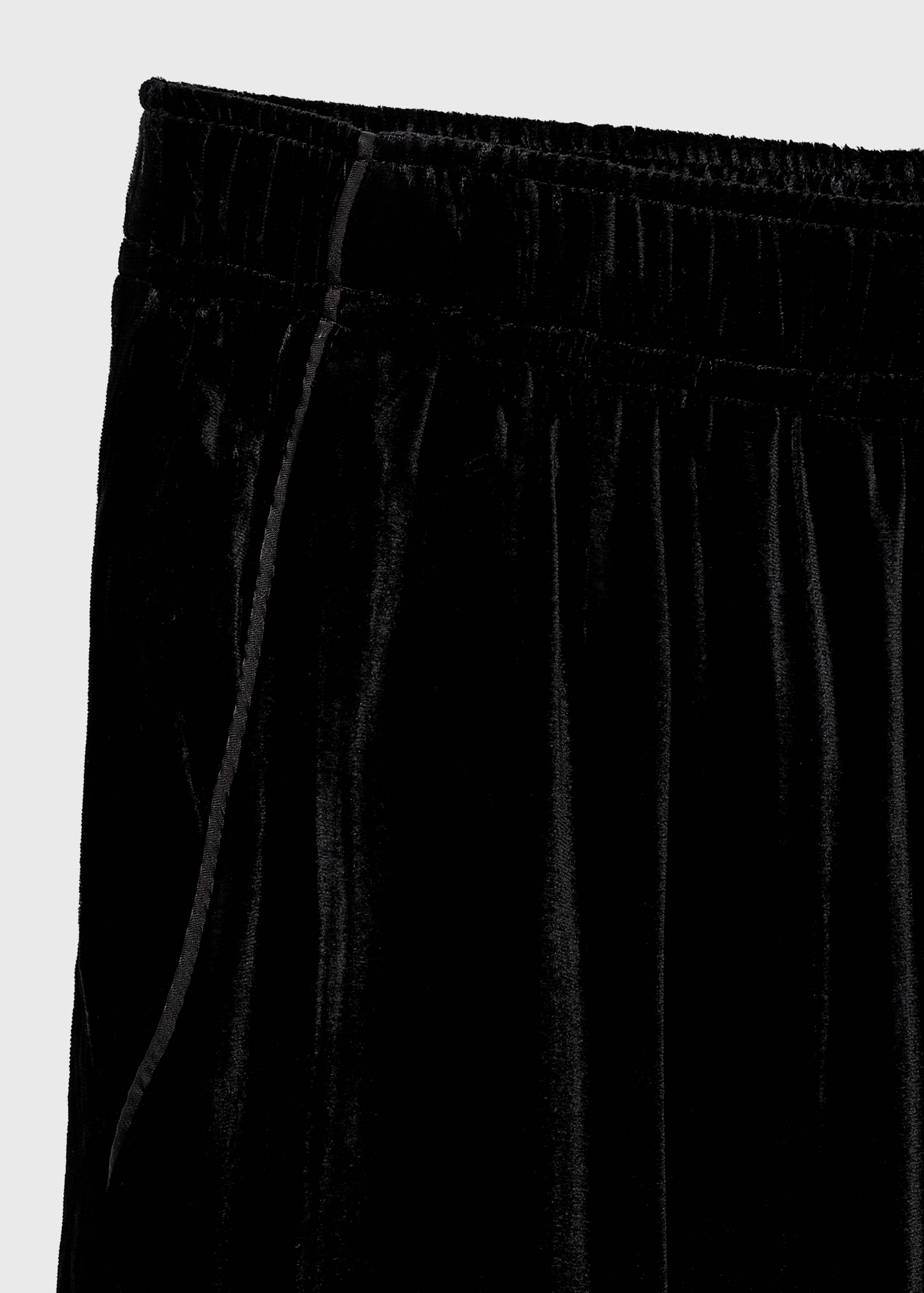 Silk velvet trousers - Details of the article 8