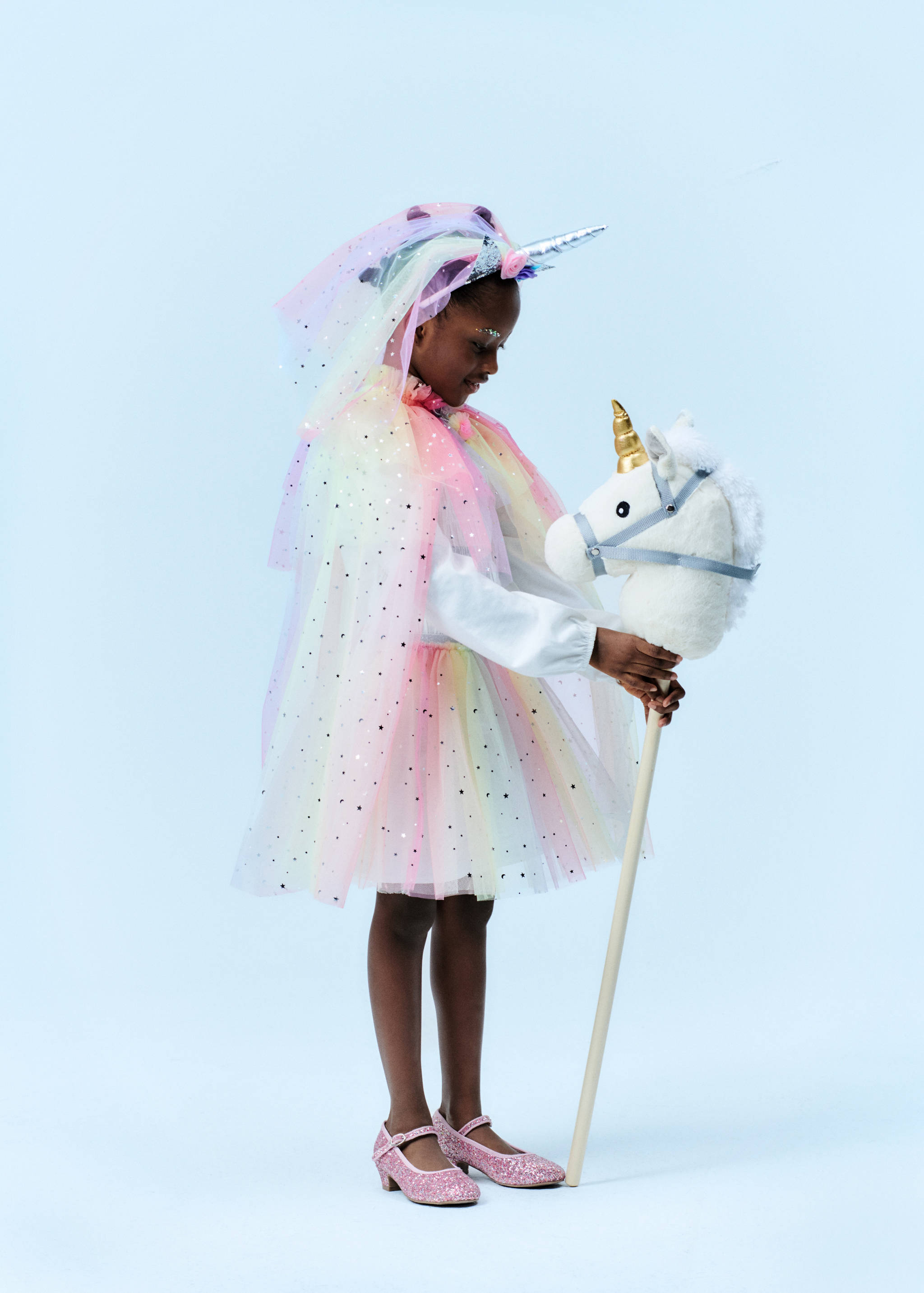 Fantasy cape costume - Details of the article 6, Light/Pastel Purple. Ref: 17017133-00.