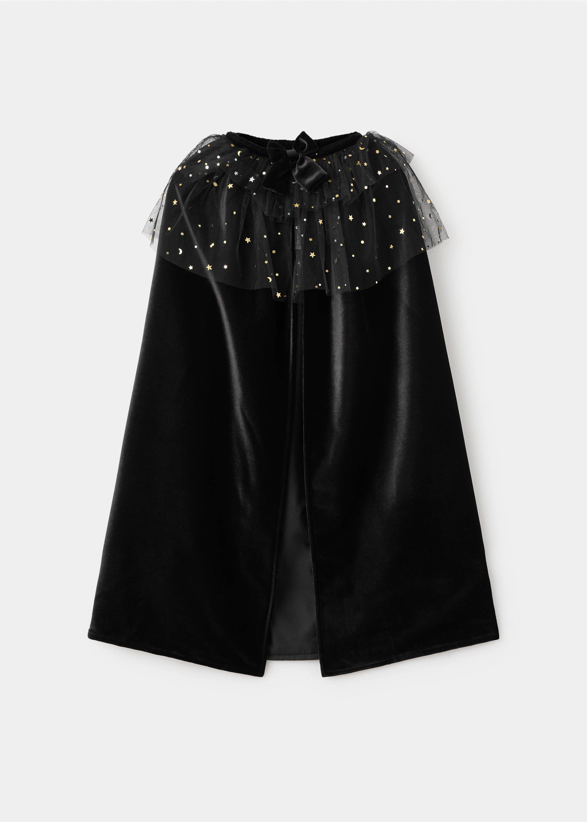 Velvet cloak costume - Article without model, Black. Ref: 17017135-00.