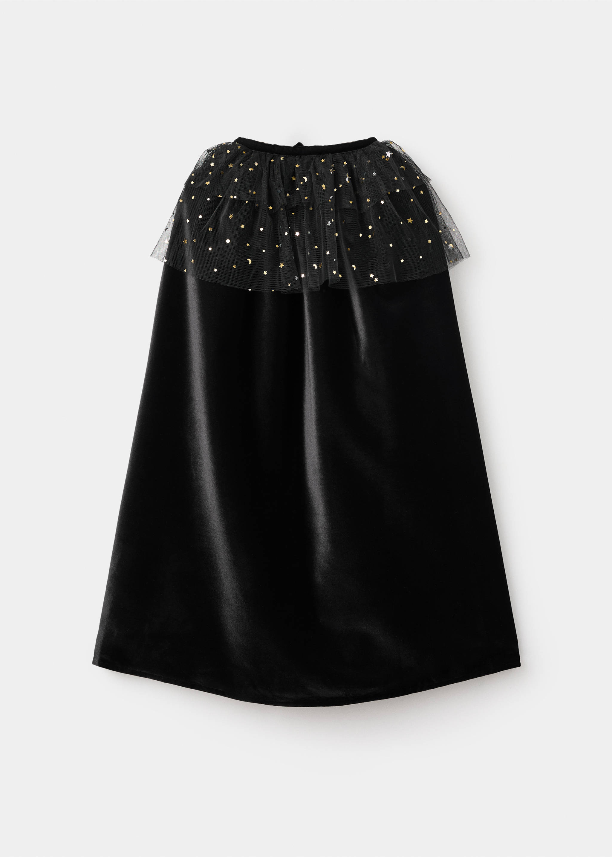 Velvet cloak costume - Medium plane, Black. Ref: 17017135-00.