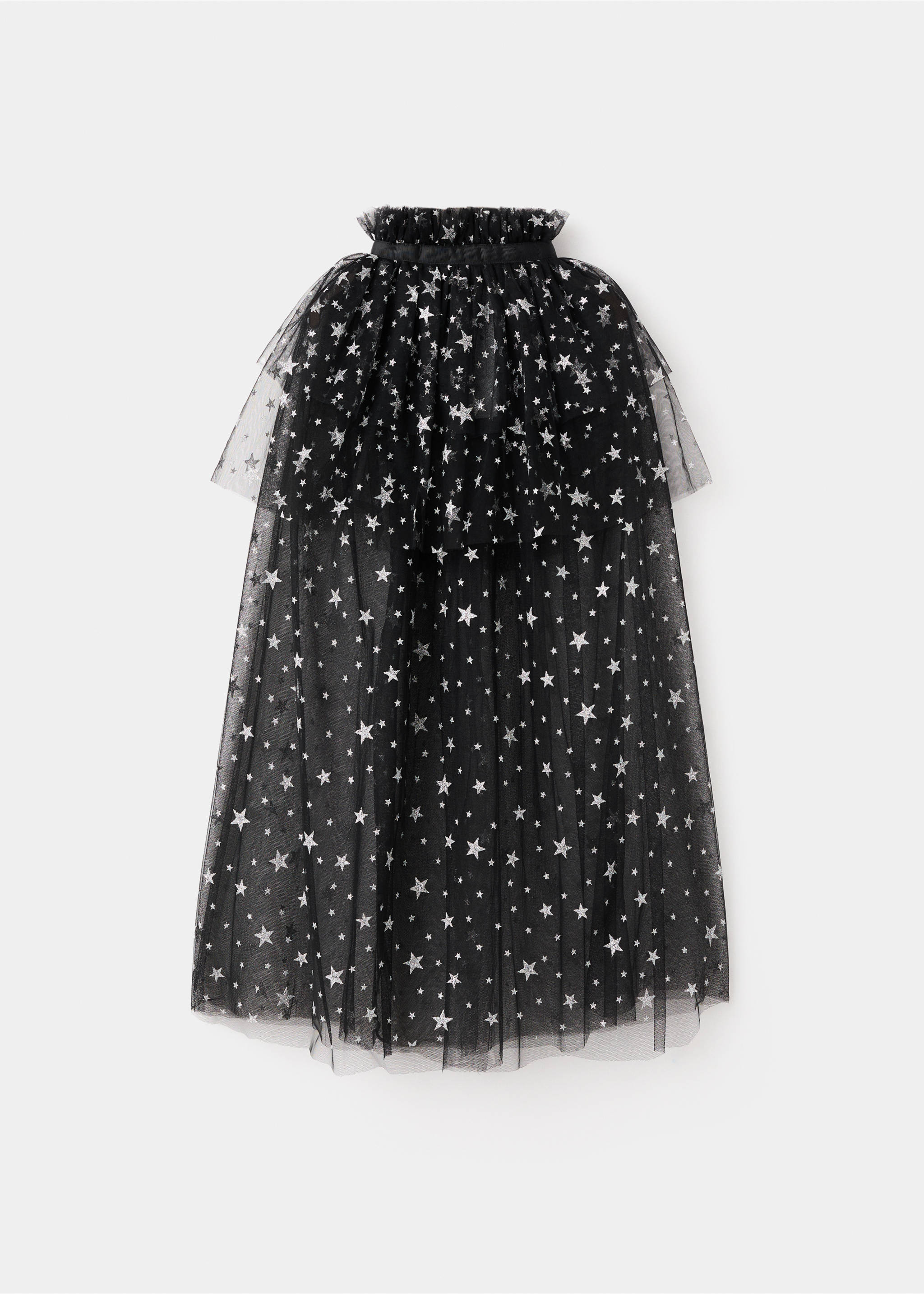 Star costume cape - Medium plane, Black. Ref: 17017136-00.