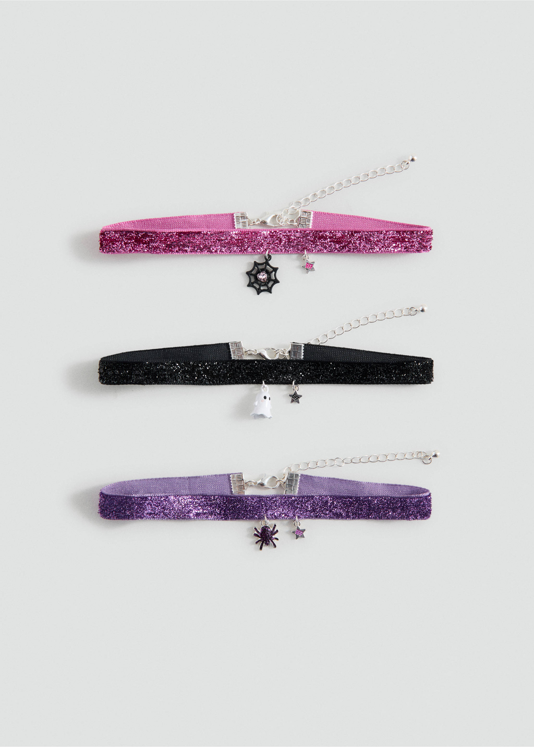 Pack of 3 chokers - Article without model, Orange. Ref: 17017138-00.