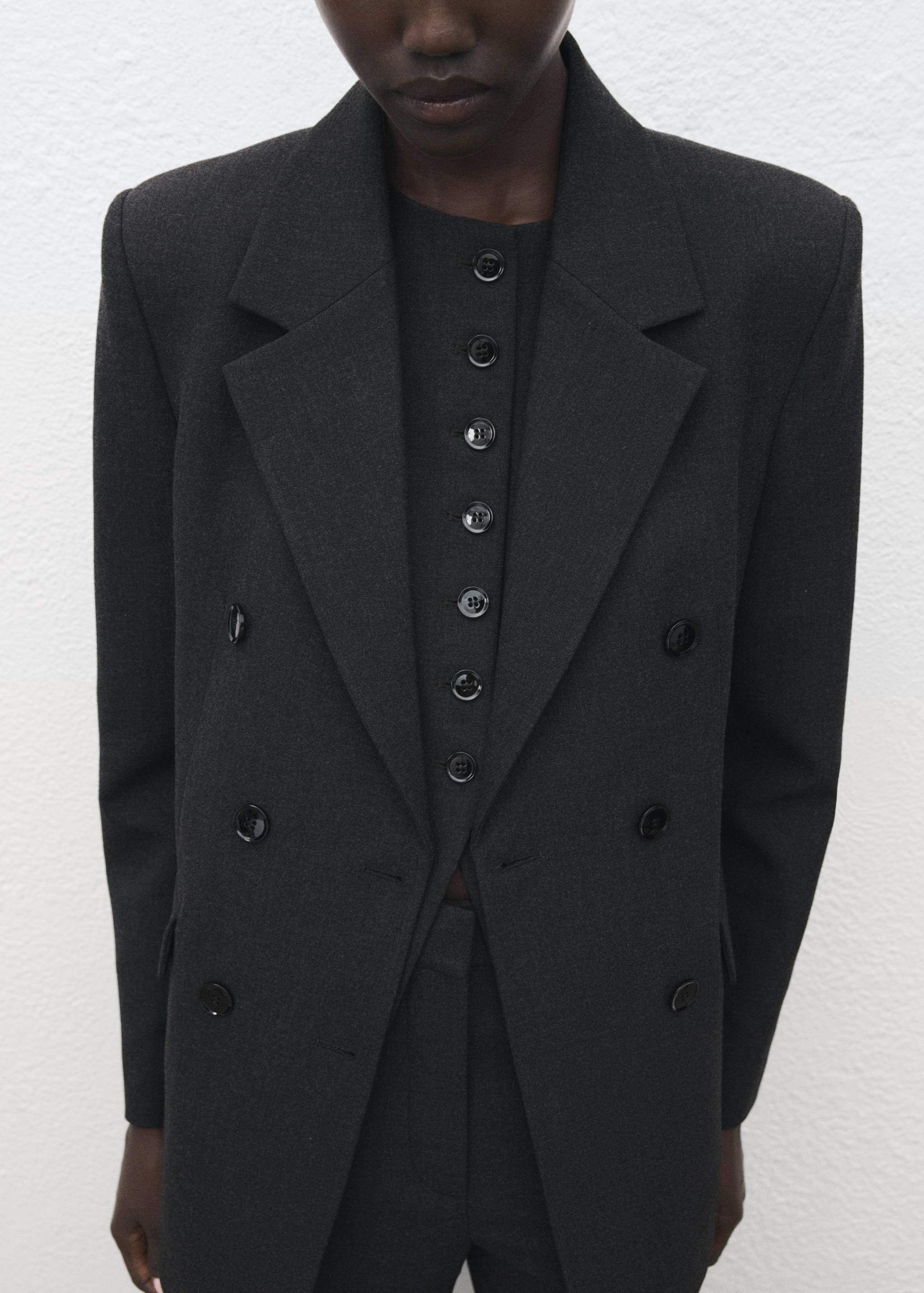 Double-breasted suit jacket - Medium plane