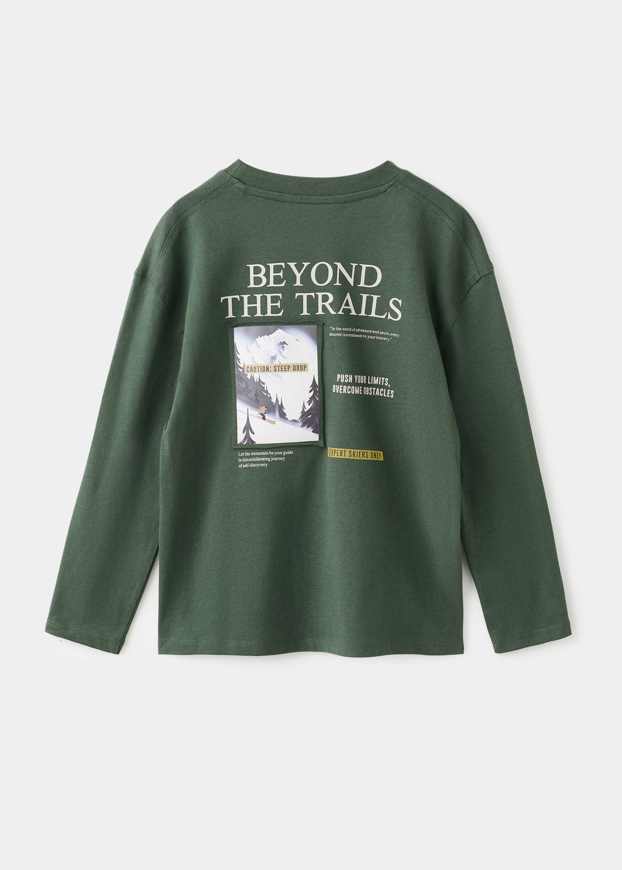 Camiseta estampada algodón - Reverso del artículo