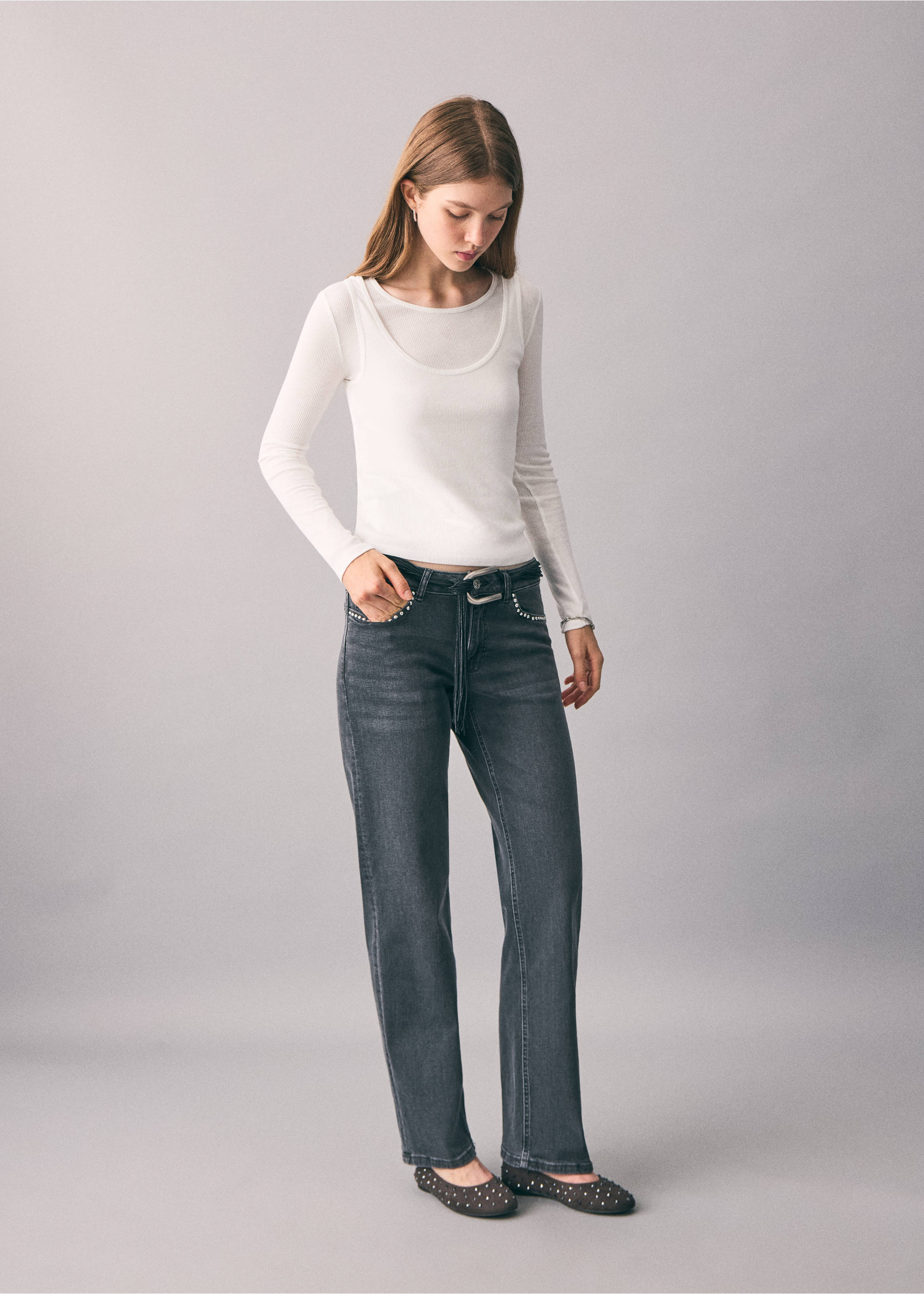 Double-layered T-shirt - General plane, Off White. Ref: 17017778-00.