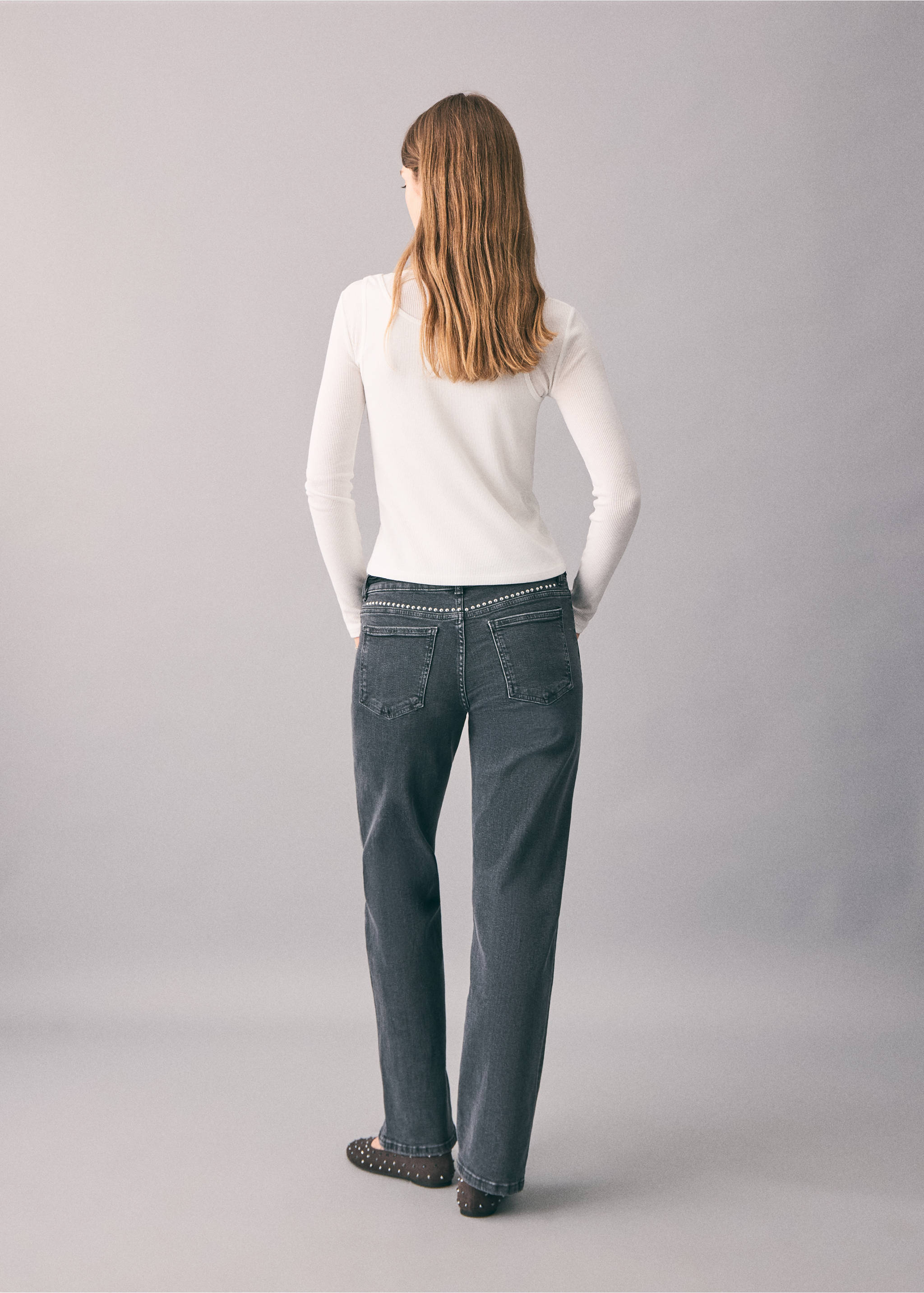 Double-layered T-shirt - Reverse of the article, Off White. Ref: 17017778-00.