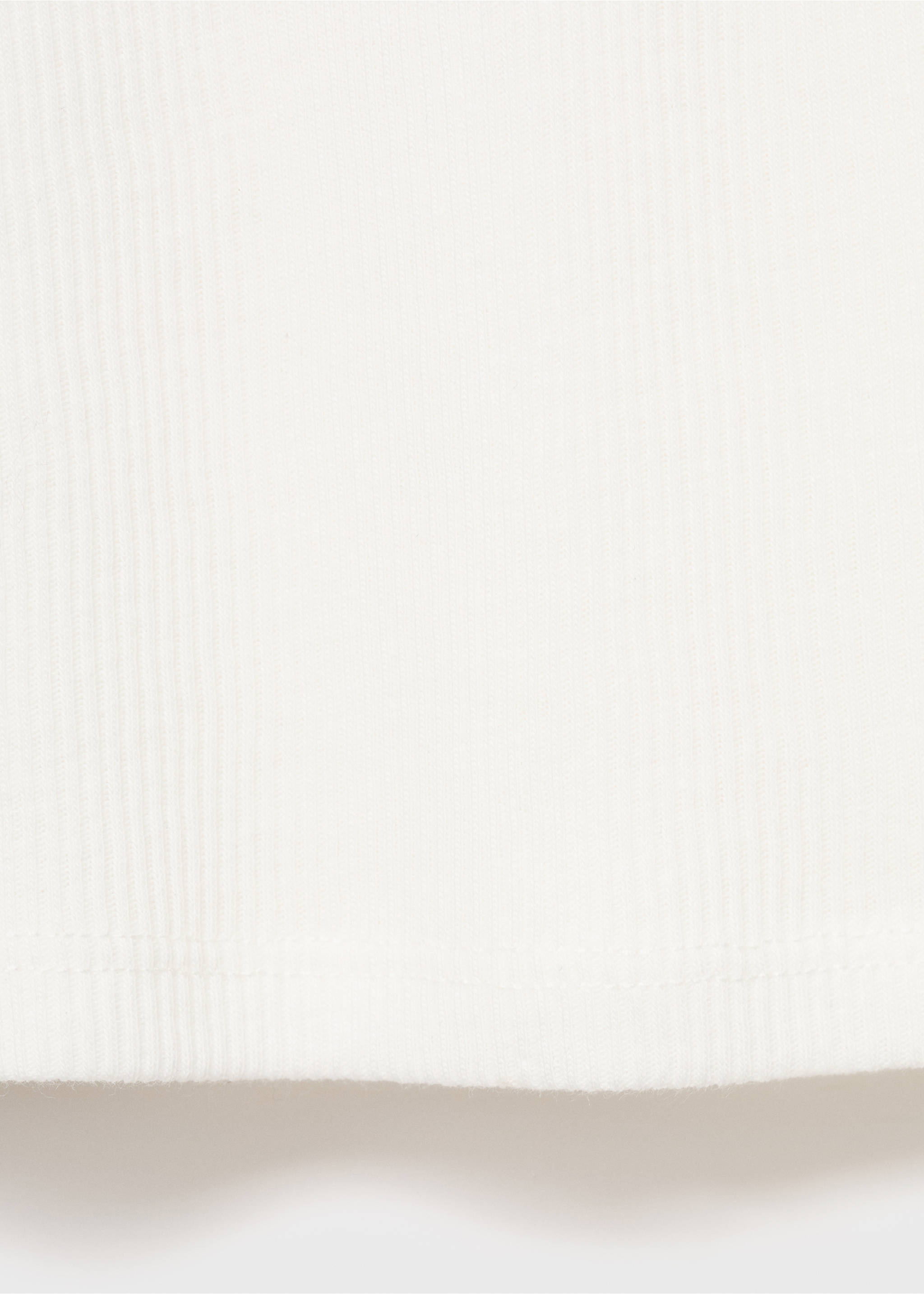 Double-layered T-shirt - Details of the article 0, Off White. Ref: 17017778-00.