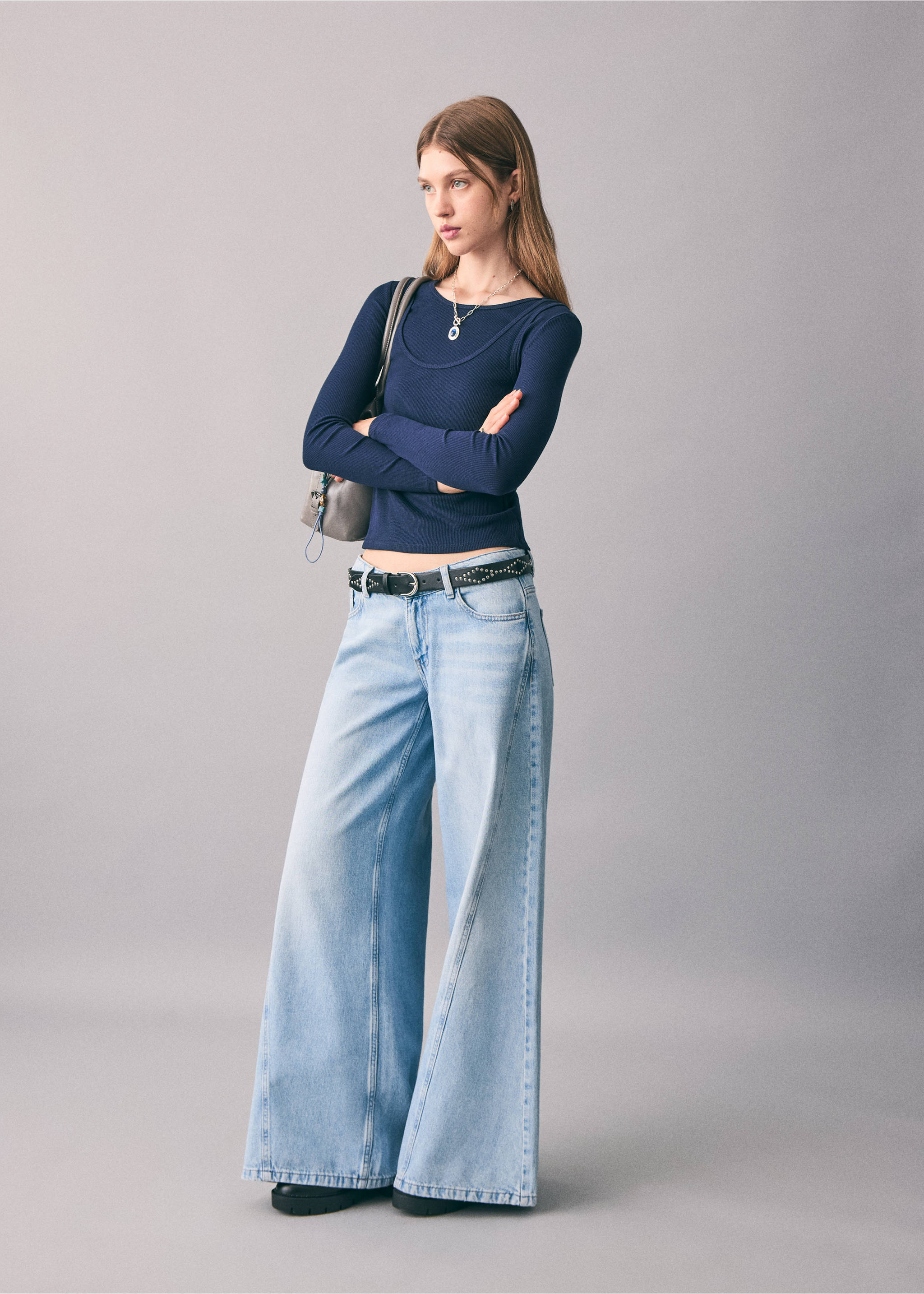 Double-layered T-shirt - General plane, Navy. Ref: 17017778-00.
