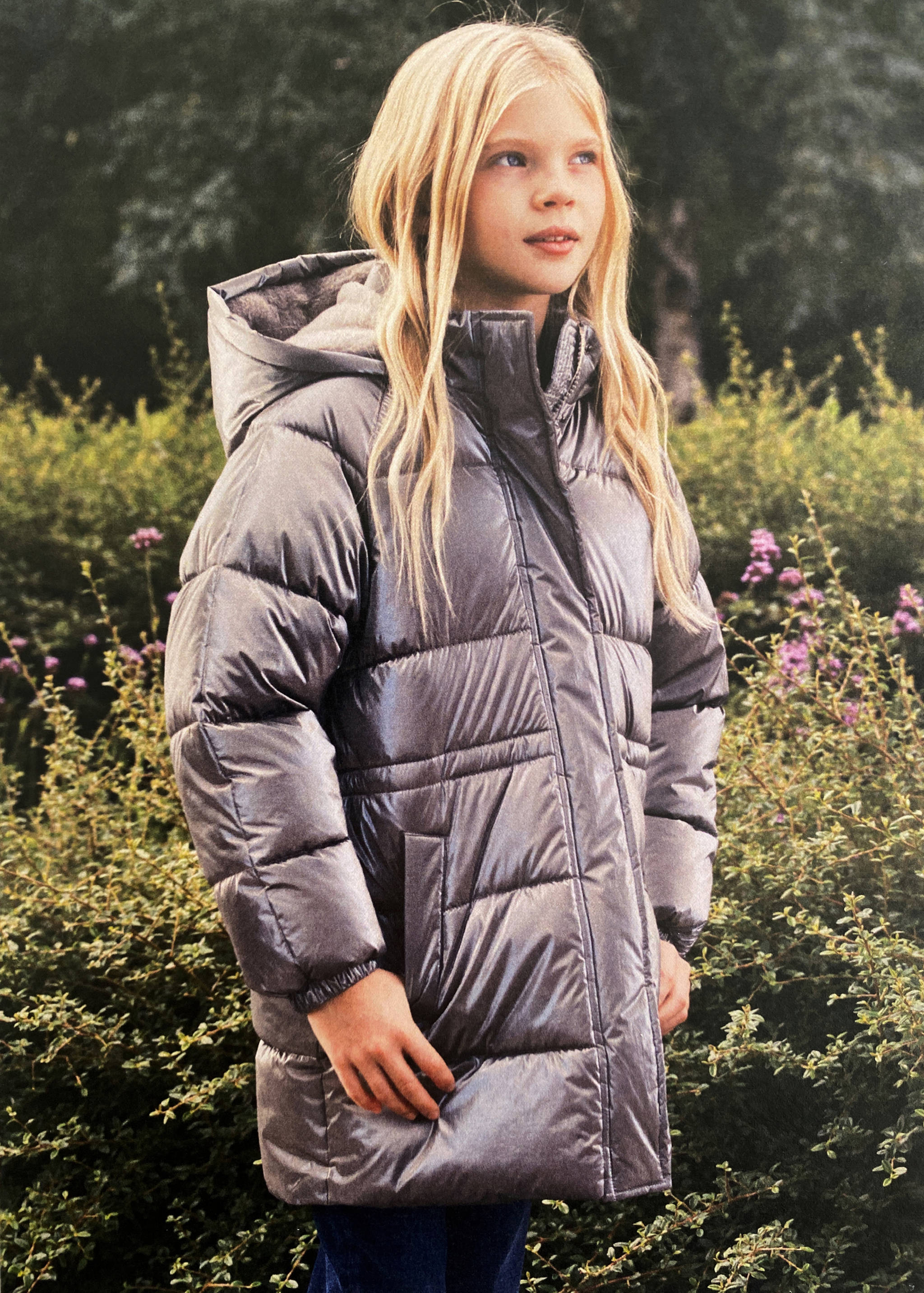 Metallic puffer jacket - Details of the article 5