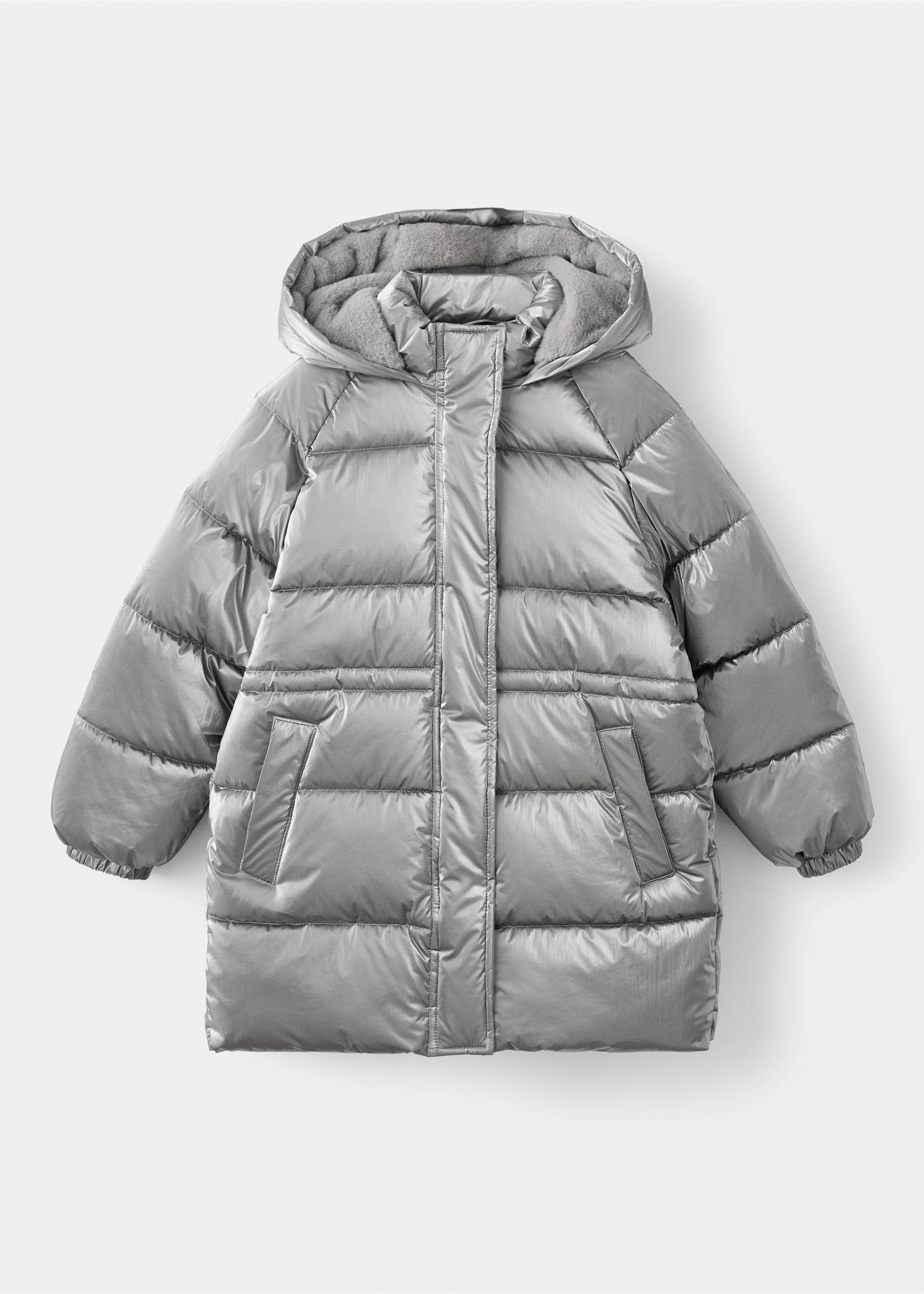 Anorak metalizado acolchado - Artículo sin modelo, Plata. Ref: 17017884-00.