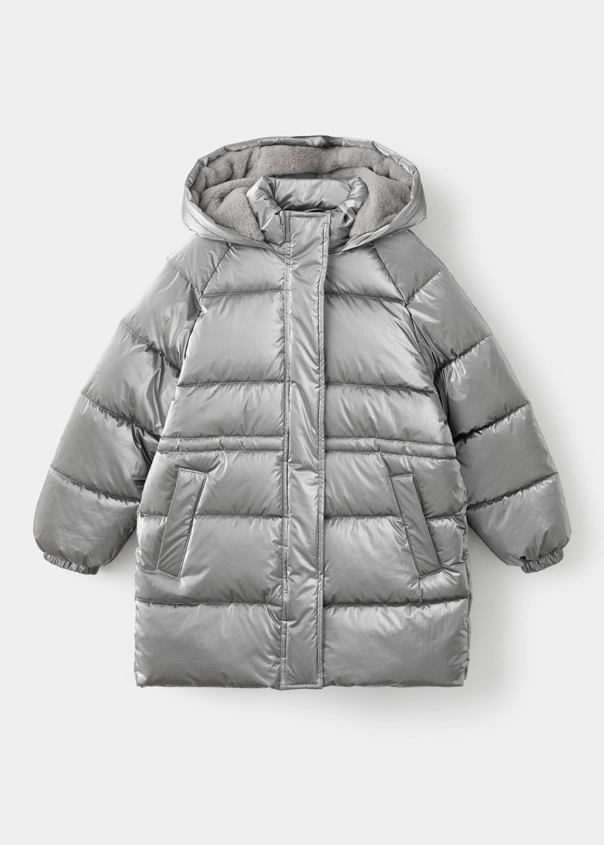 Metallic puffer jacket - Article without model